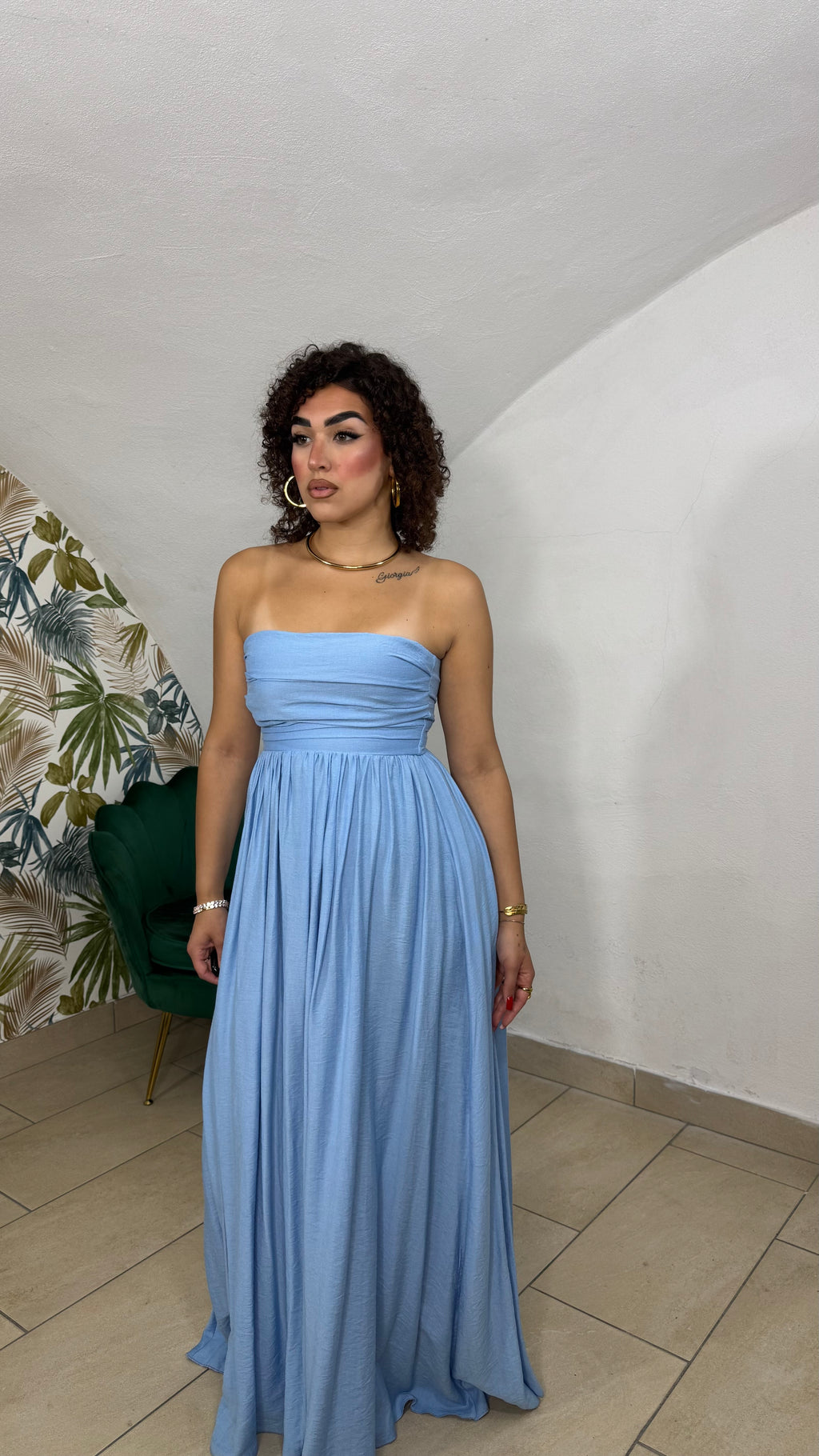 Dress Sara in Lino