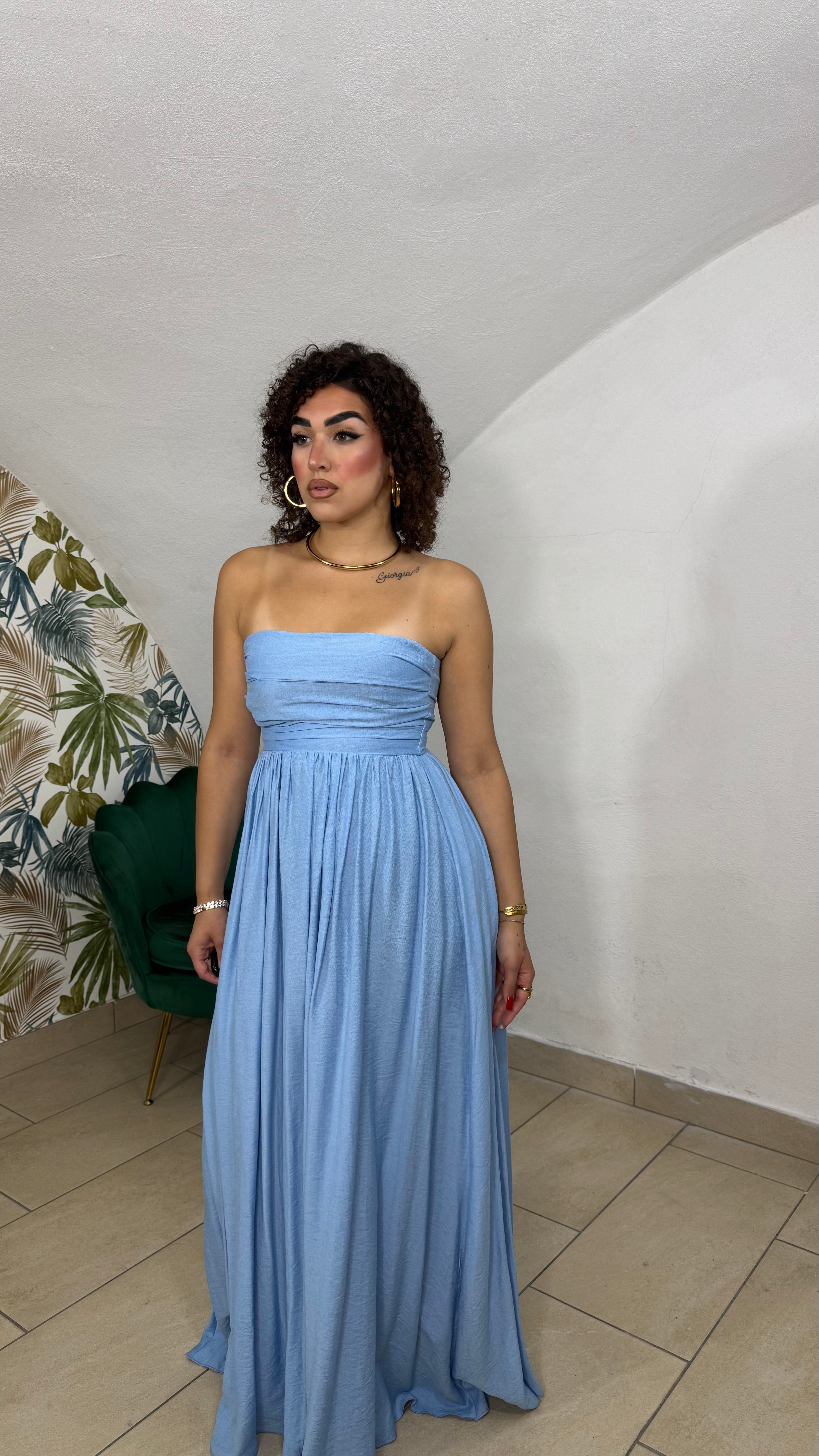 Dress Sara in Lino