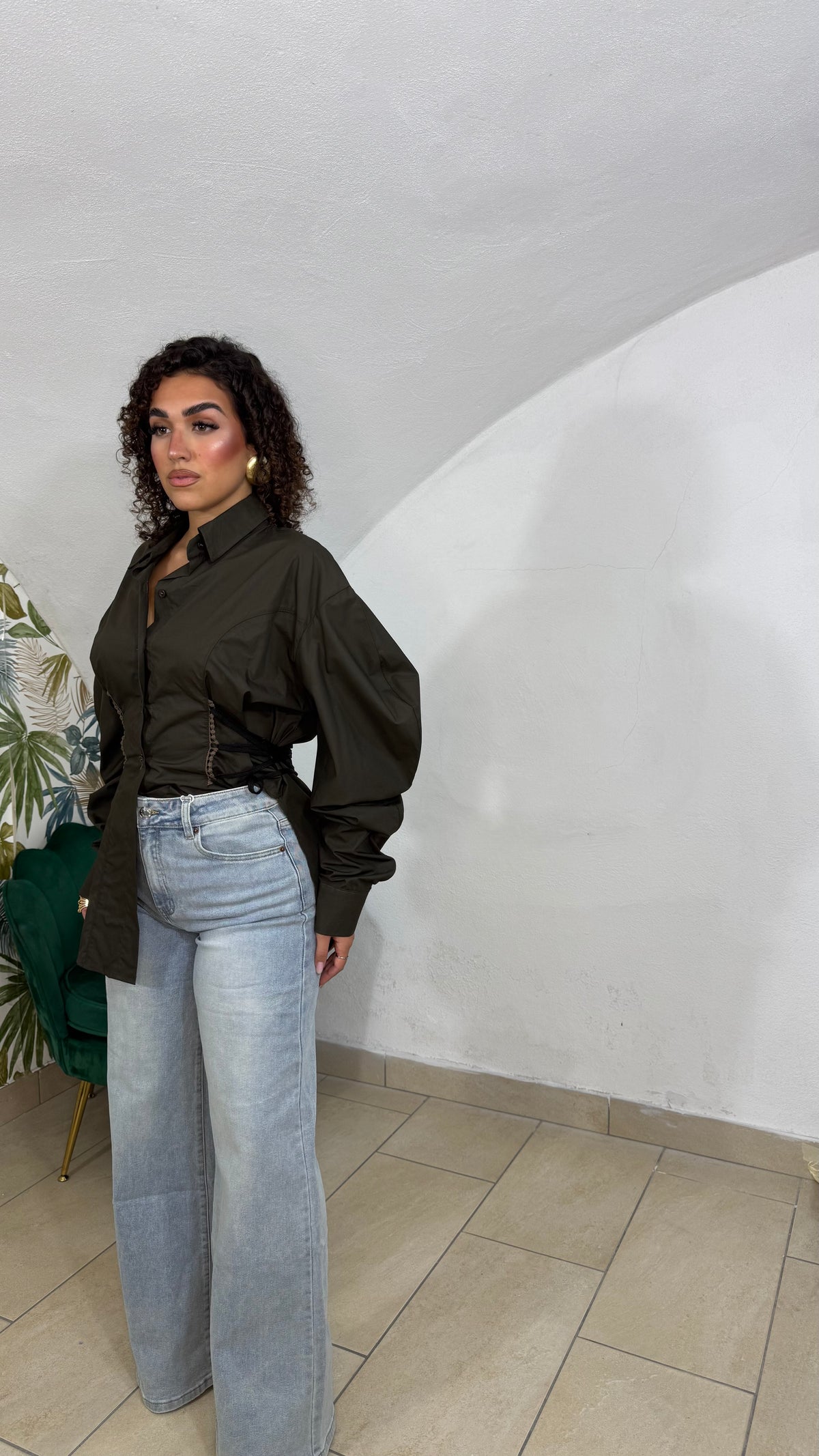 Camicia JustWest con Laccetti