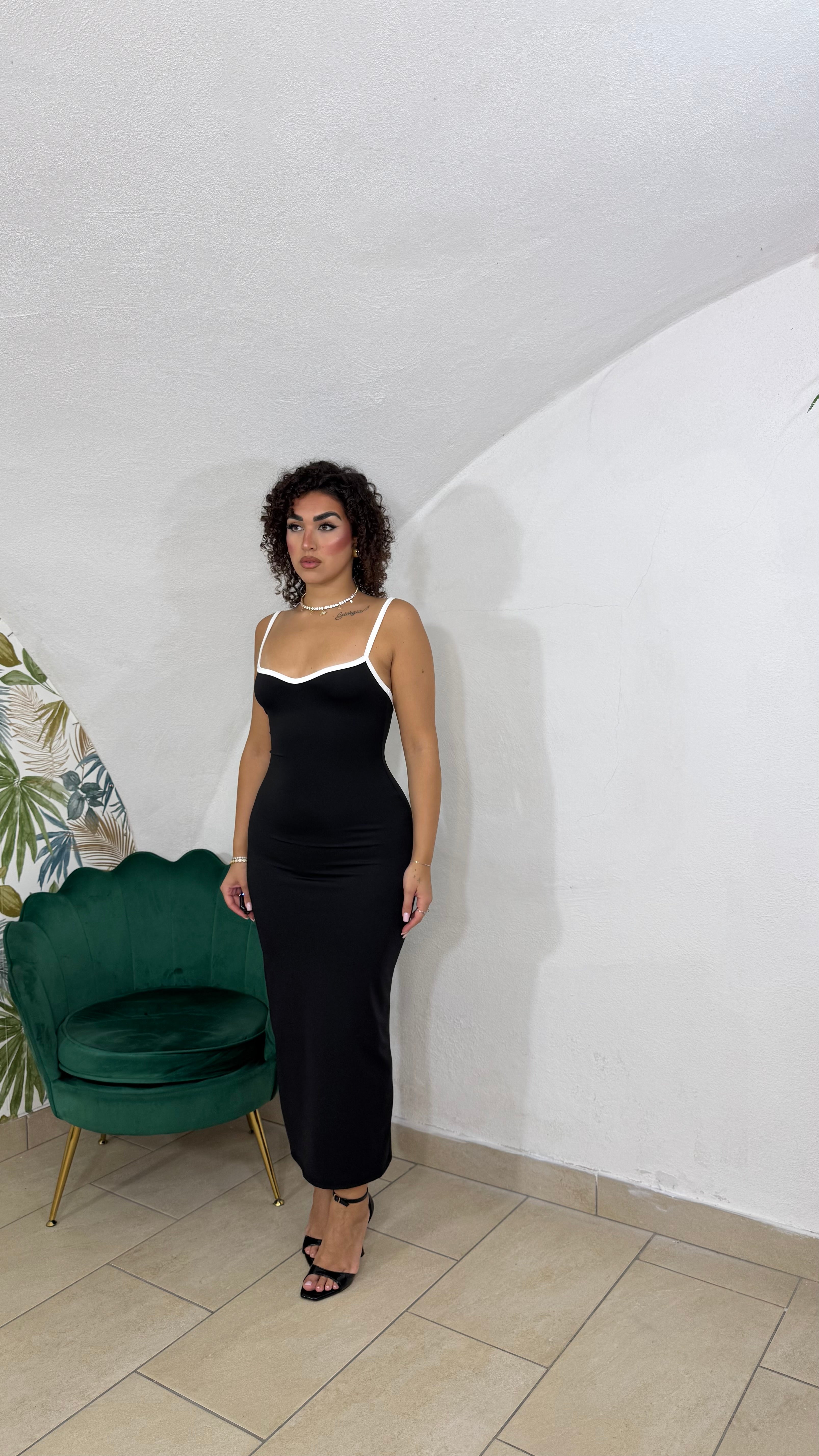 Dress Bicolor in Lycra