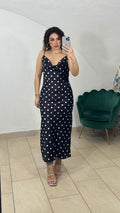 Dress Pois in Raso