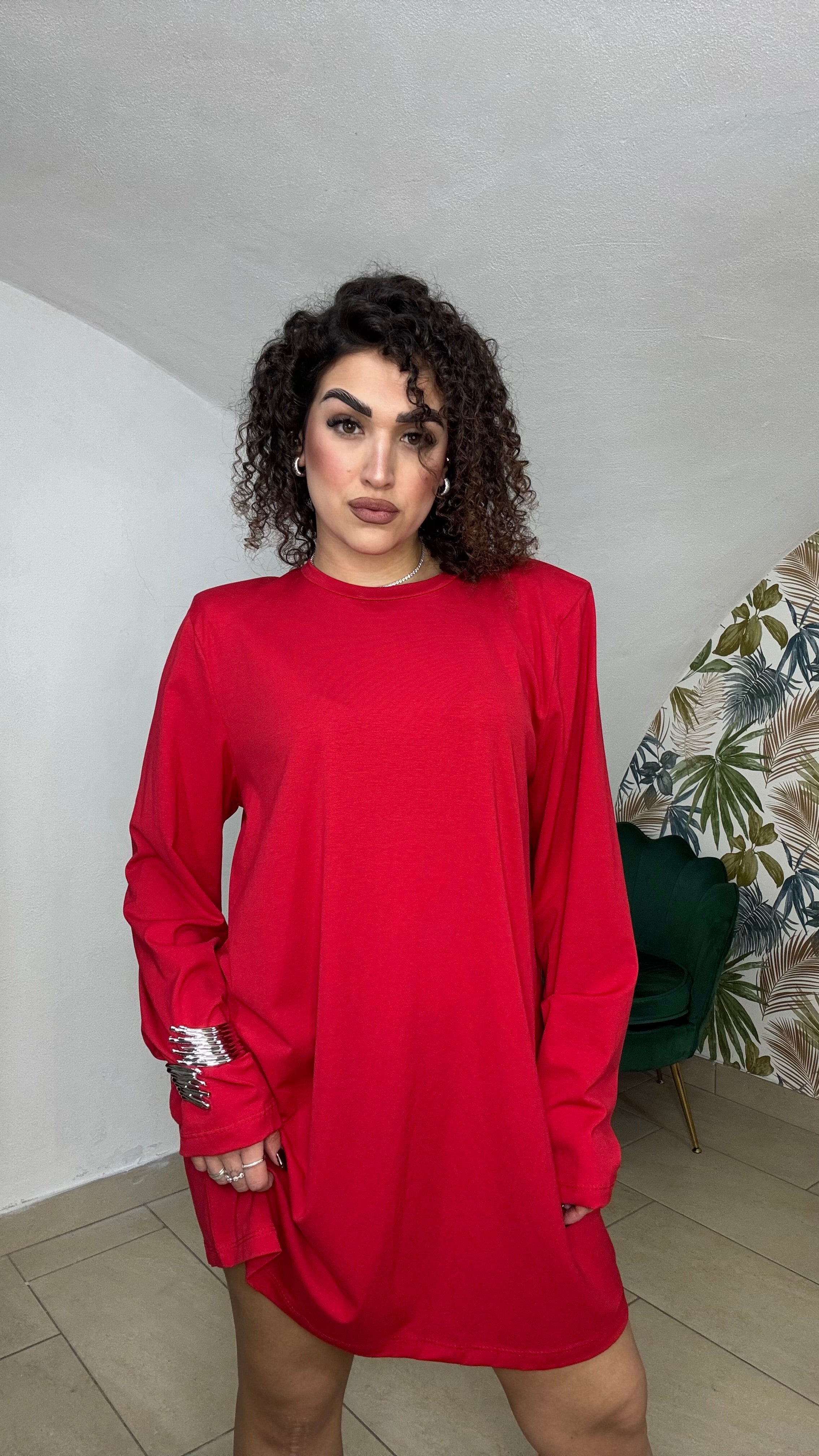 Maxi Felpa con Spallina