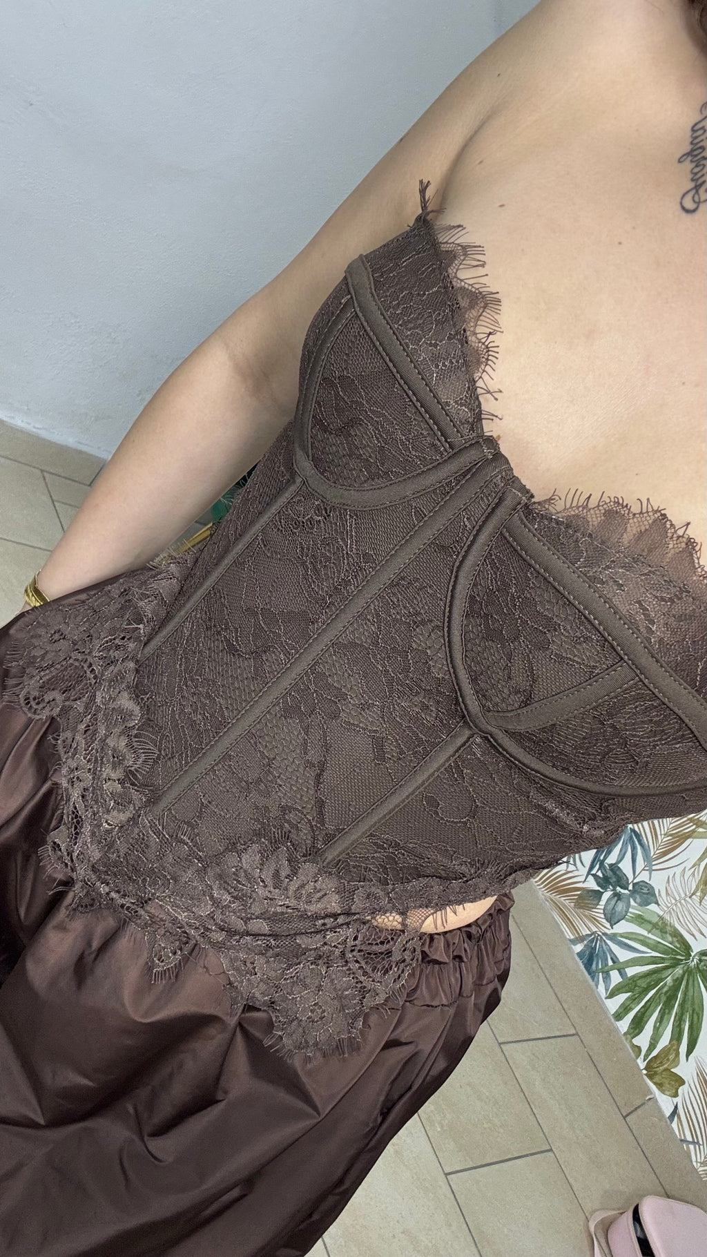 Corsetto in Pizzo elastico