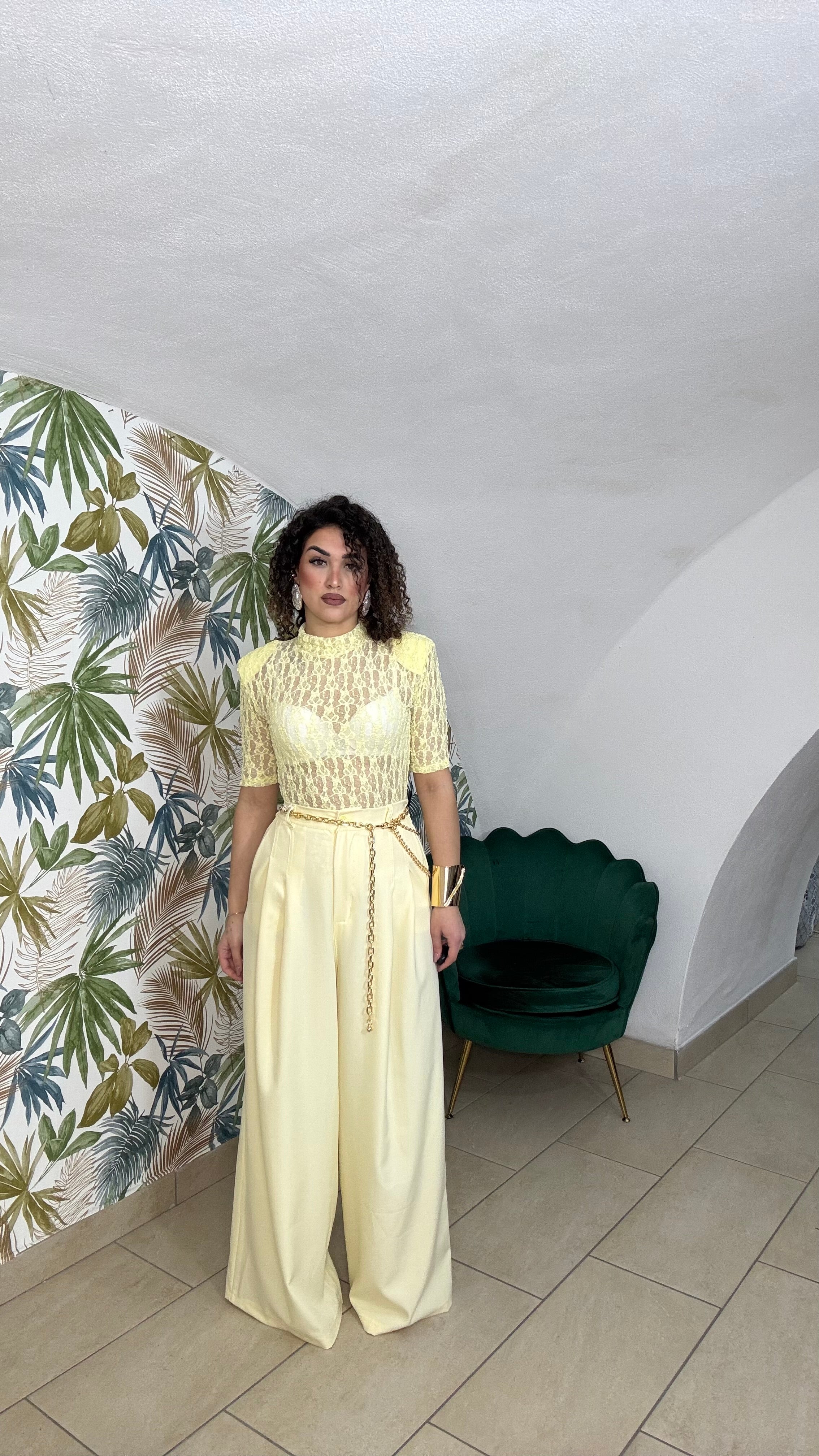 Panta Palazzo Yellow