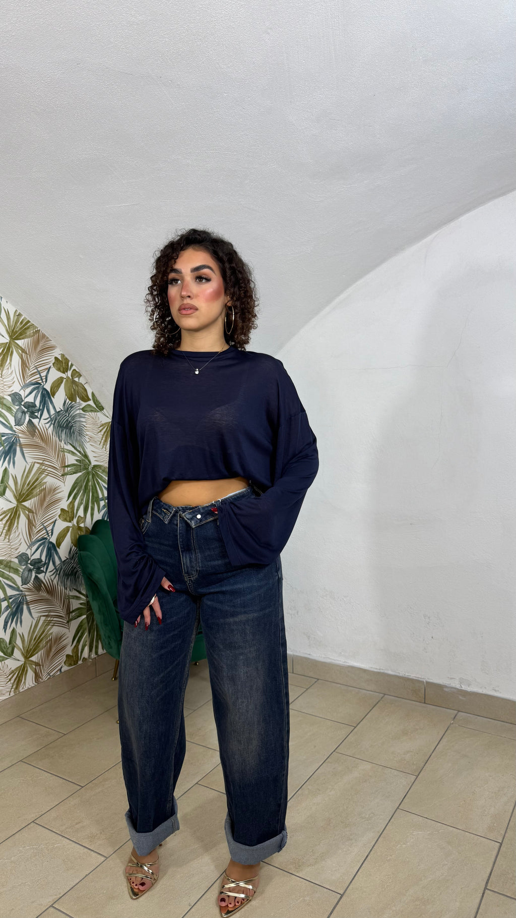 Maglia Over Semitrasparente JustWest