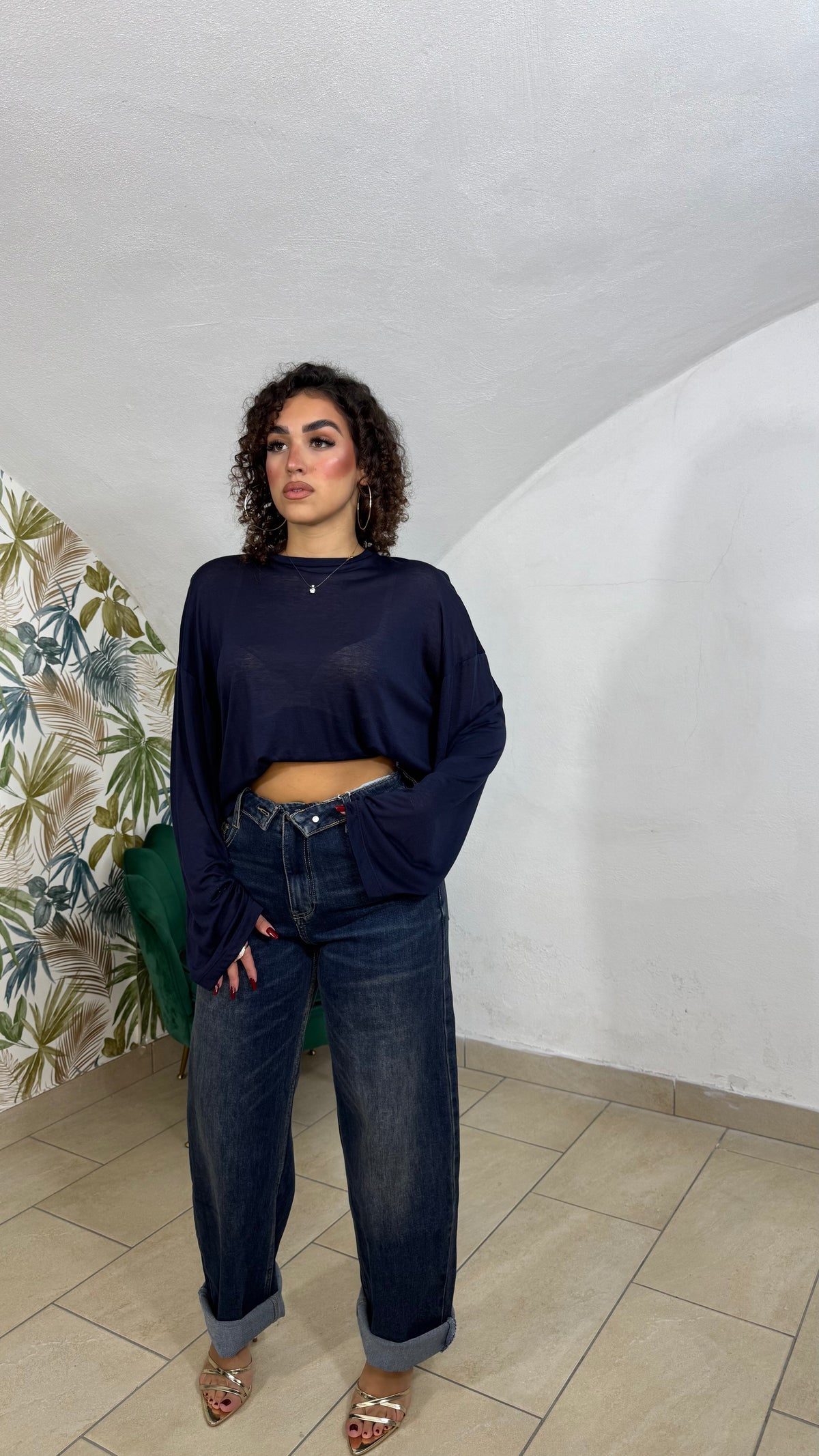 Maglia Over Semitrasparente JustWest