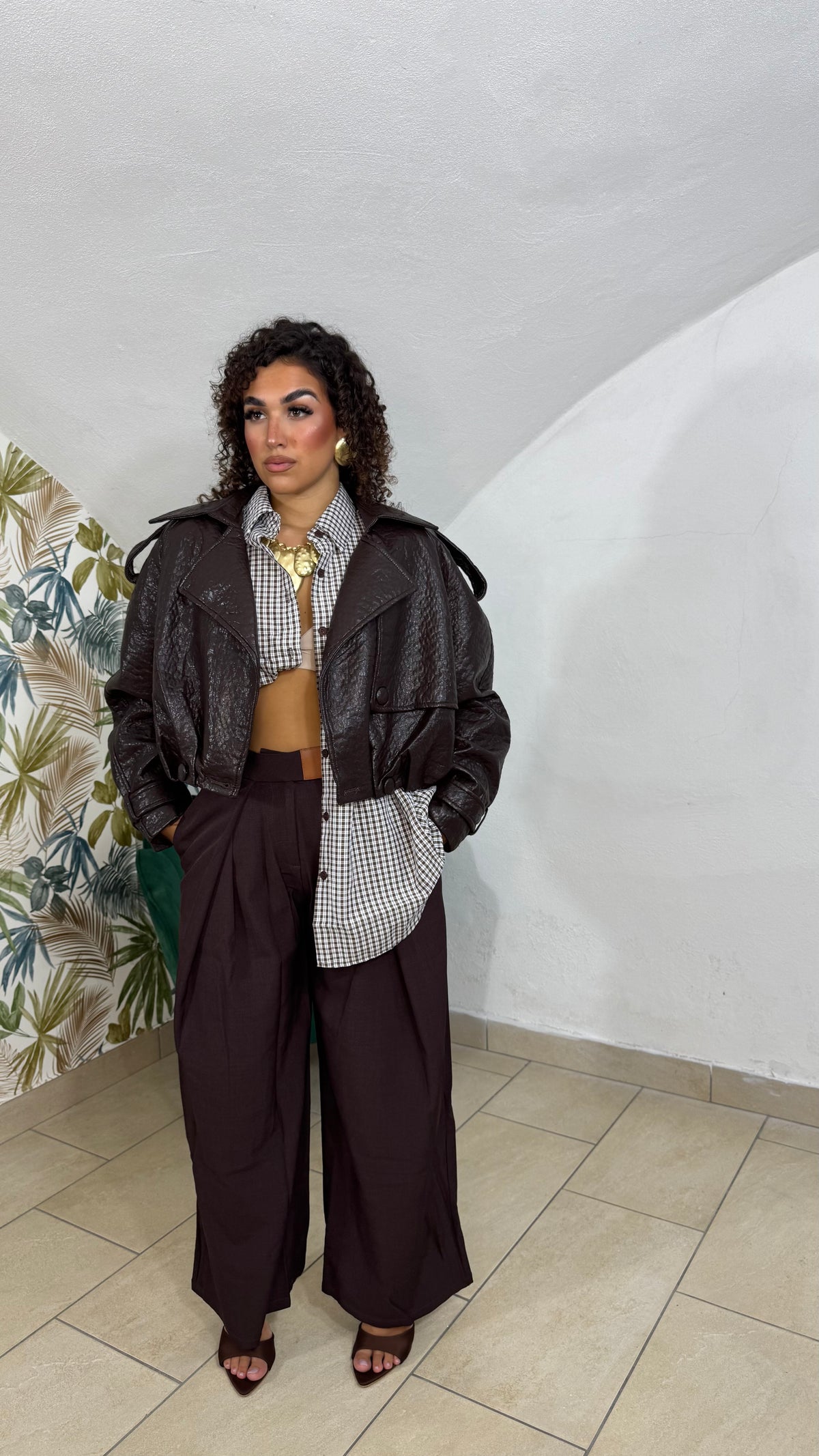 Camicia Ceci Brown