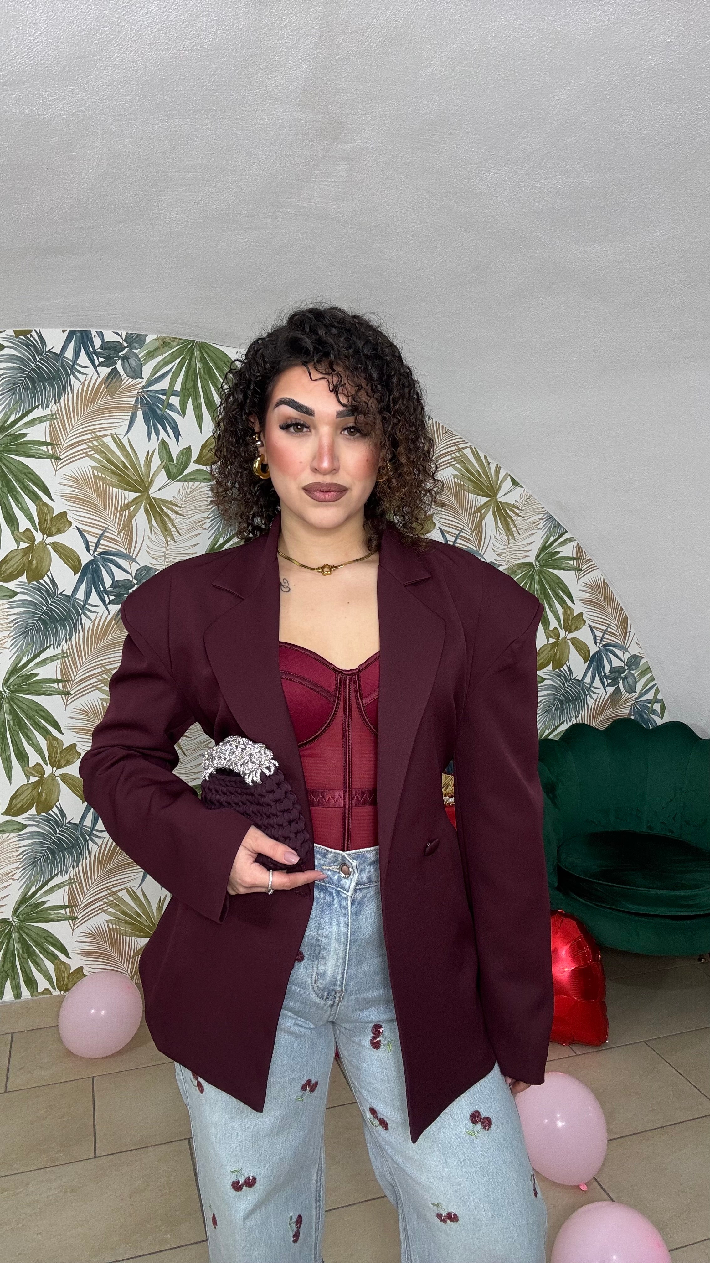 Blazer Spalla Strutturata