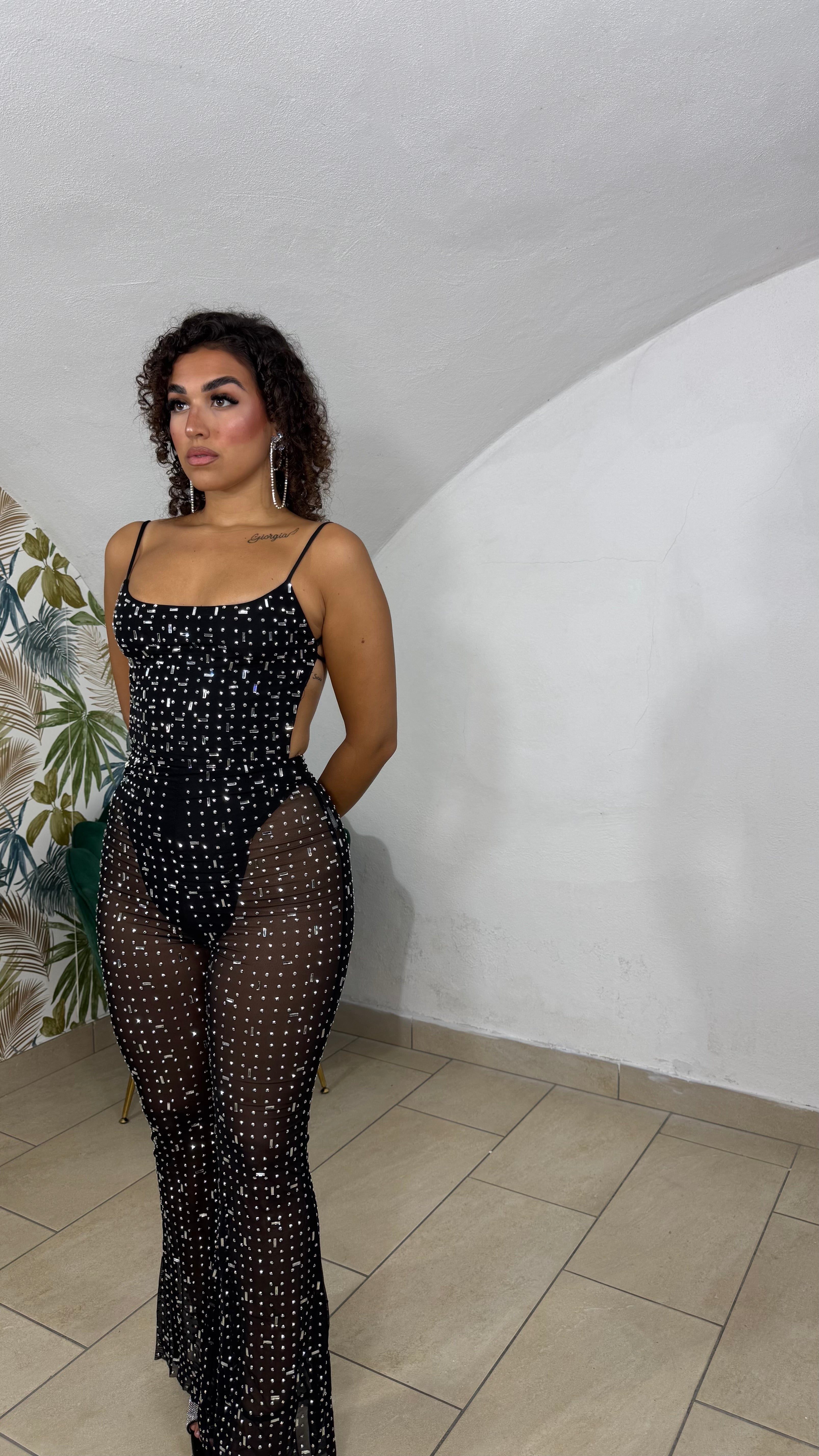 Jumpsuit Diamond Illusion