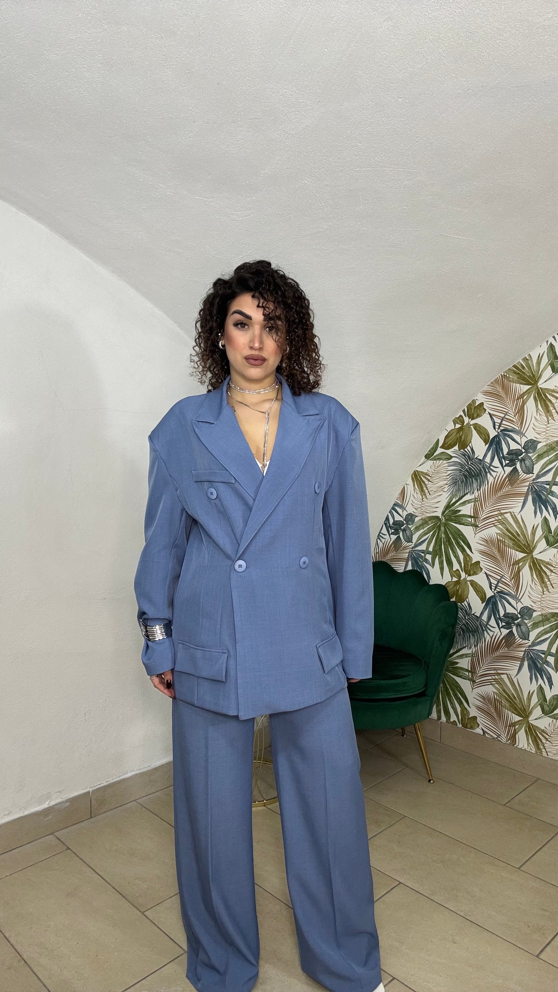 Tailleur doppio petto over