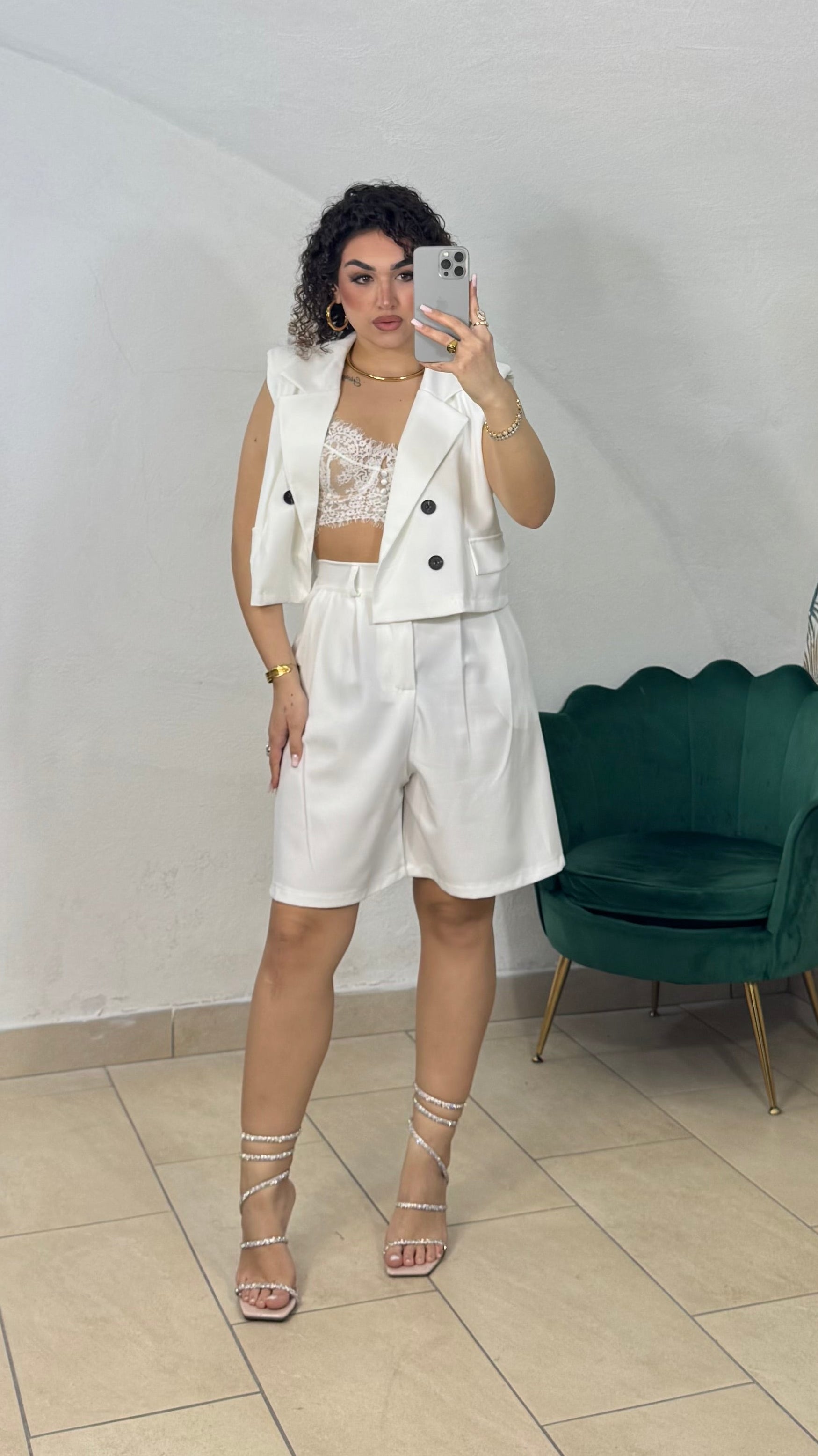 Coordinato con Gilet doppiopetto