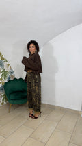Jeans Maculato Strass