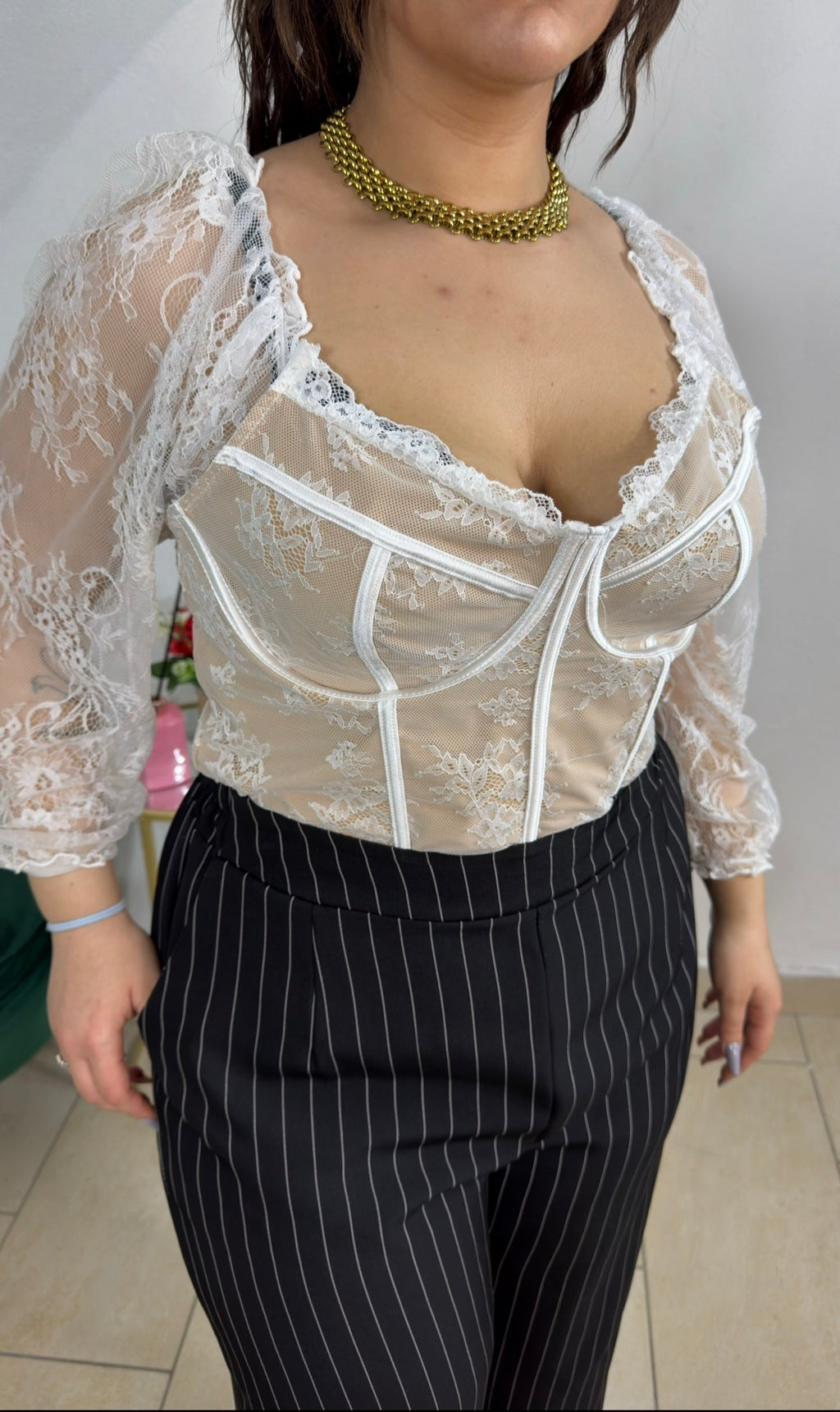 Corsetto in Pizzo Curvy