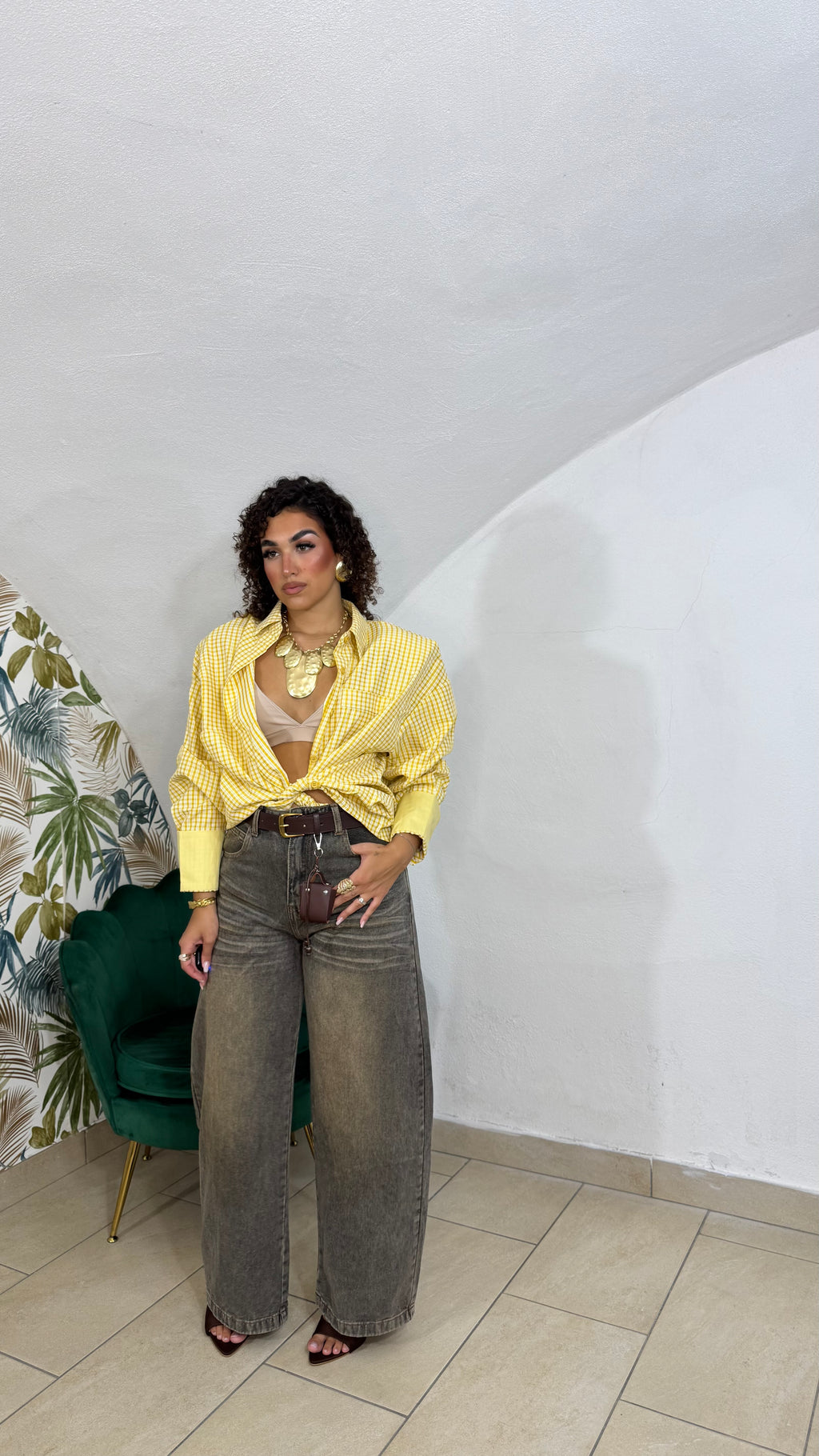 Camicia Ceci Yellow