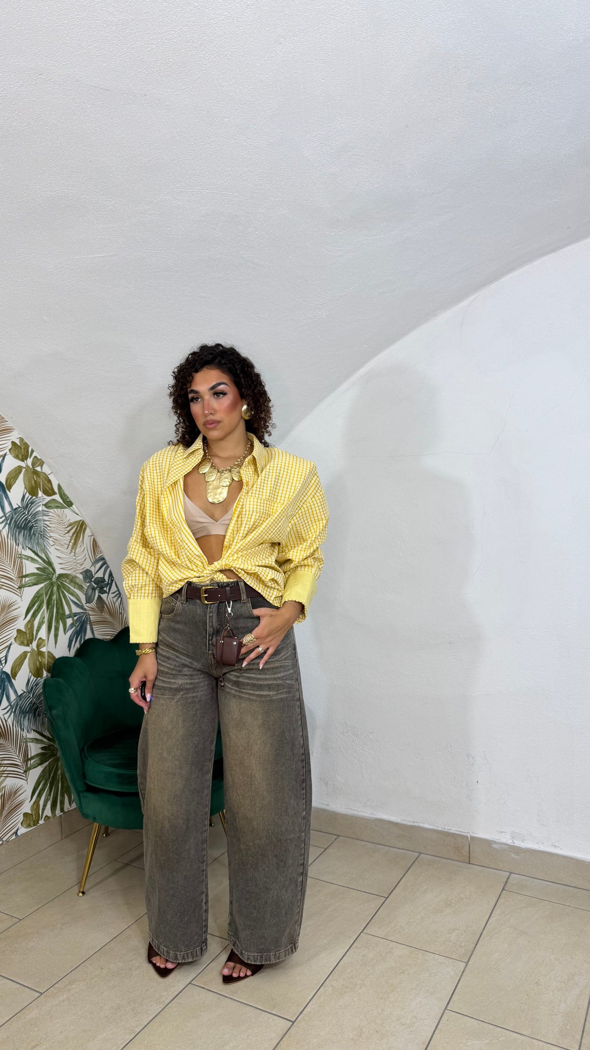 Camicia Ceci Yellow