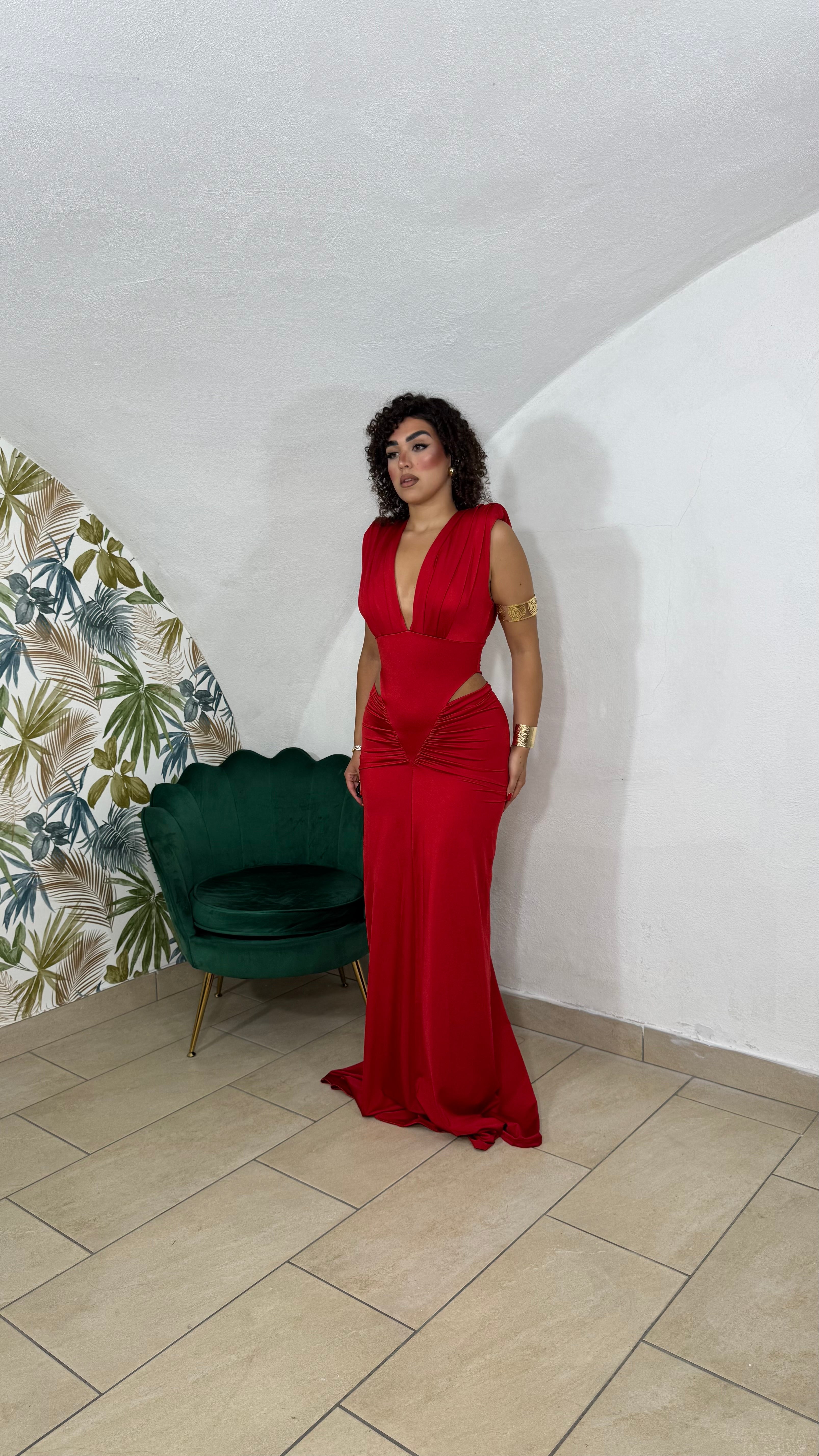 Abito Afrodite Rosso