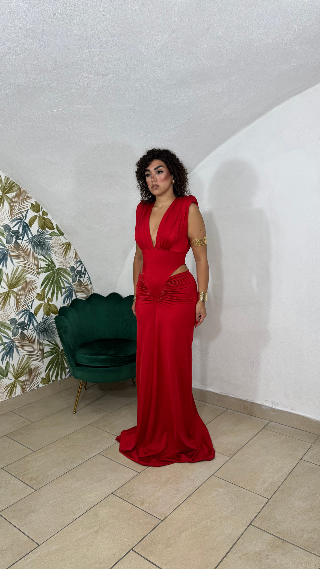 Abito Afrodite Rosso