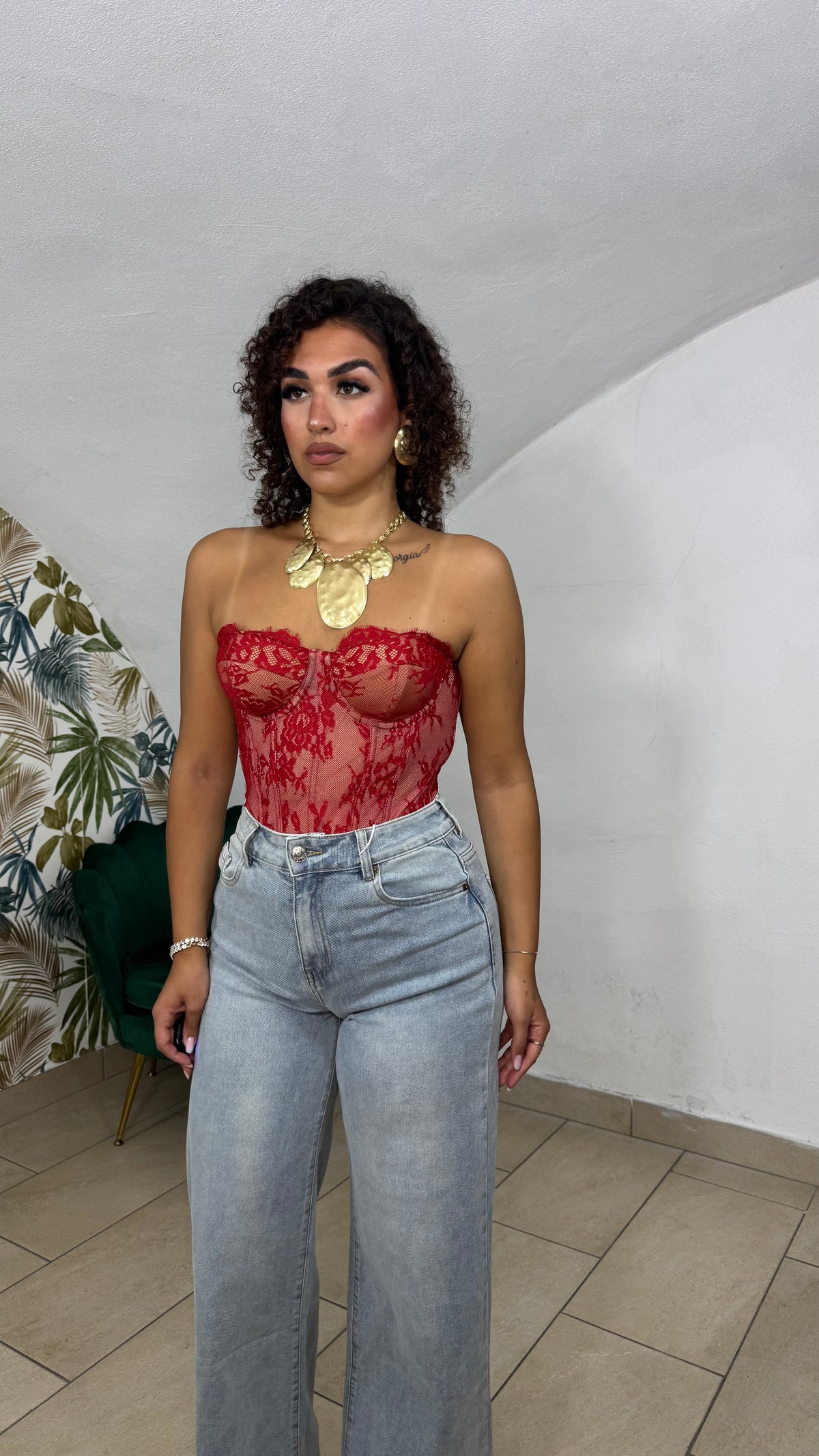 Bustier Romantique in Pizzo