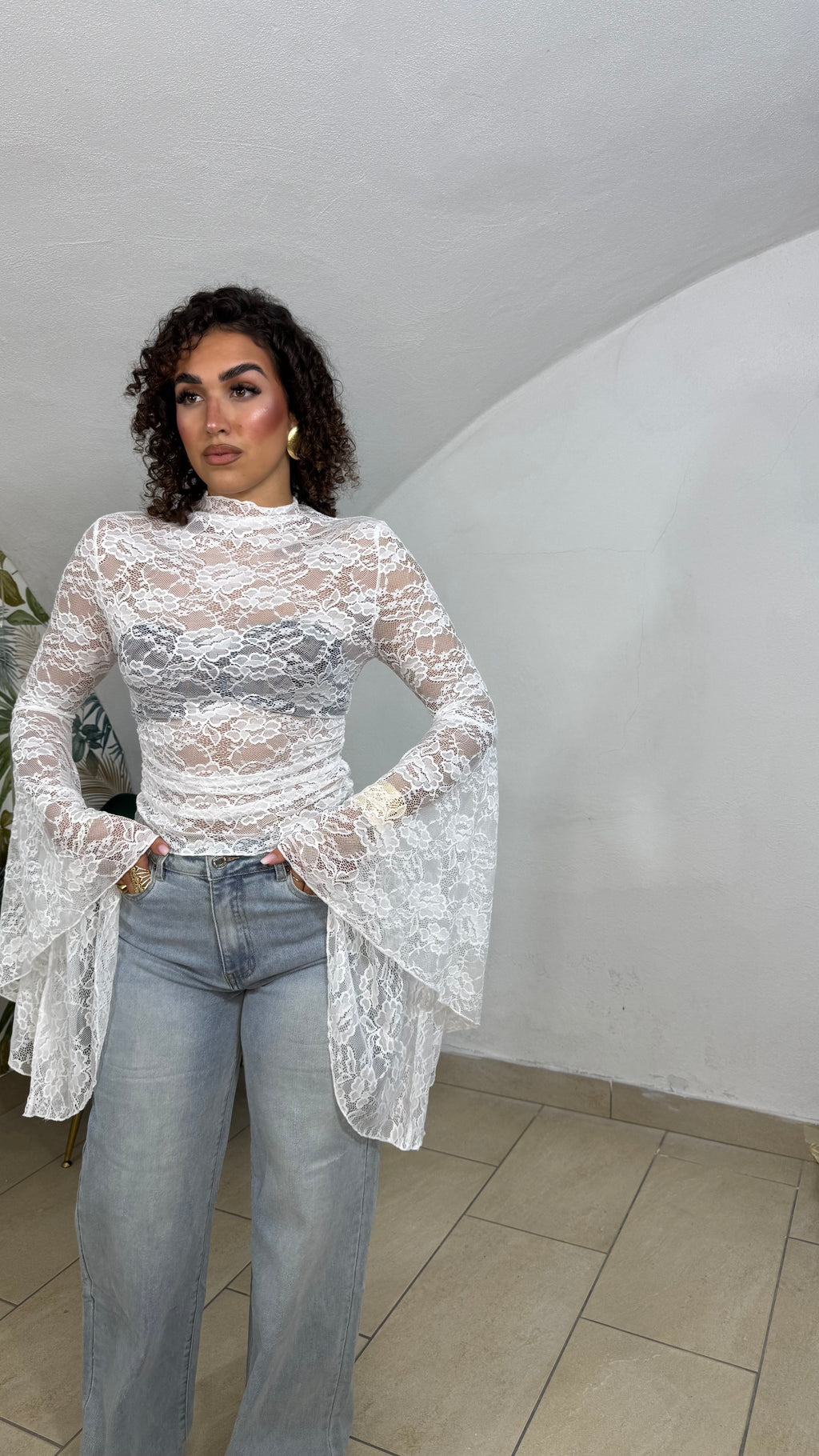 Maglia Megan in Pizzo