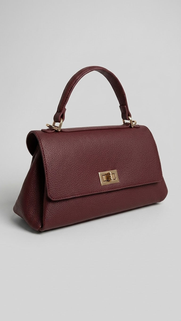 Amelie Handbag Bordeaux