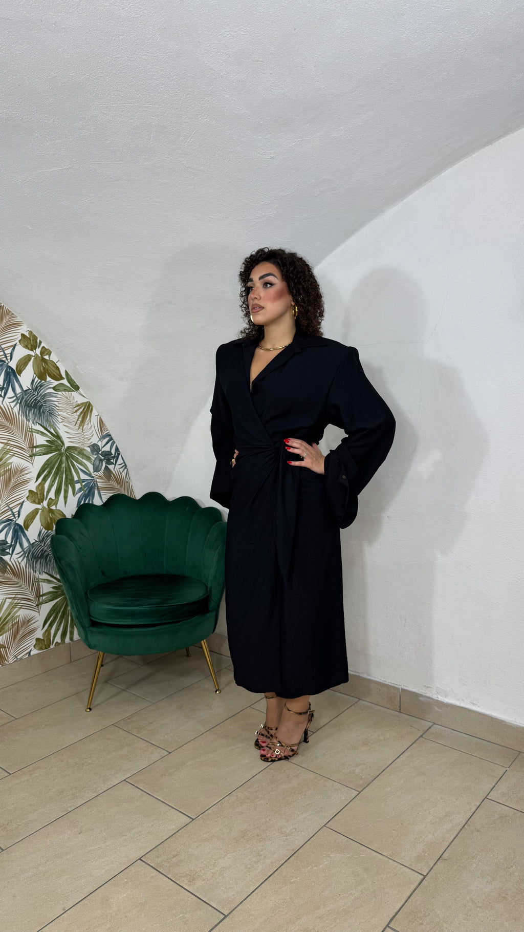 Dress Portafoglio in Lino