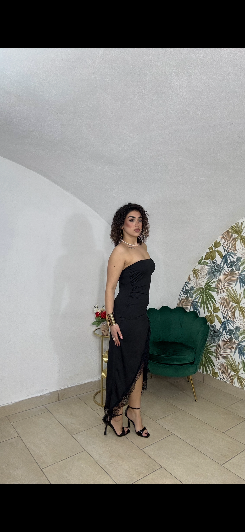 Dress con dettagli in Pizzo