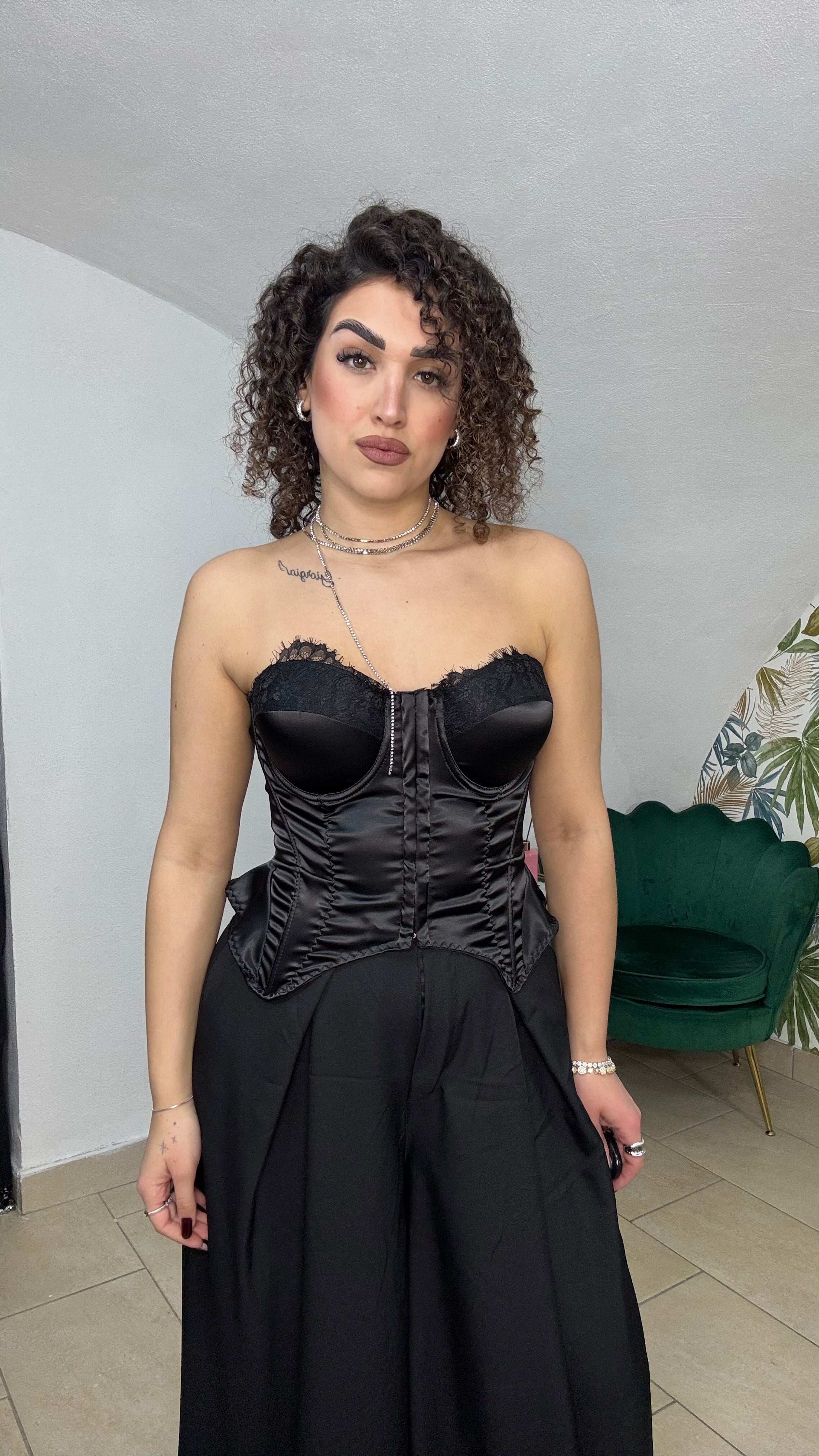 Corsetto in raso