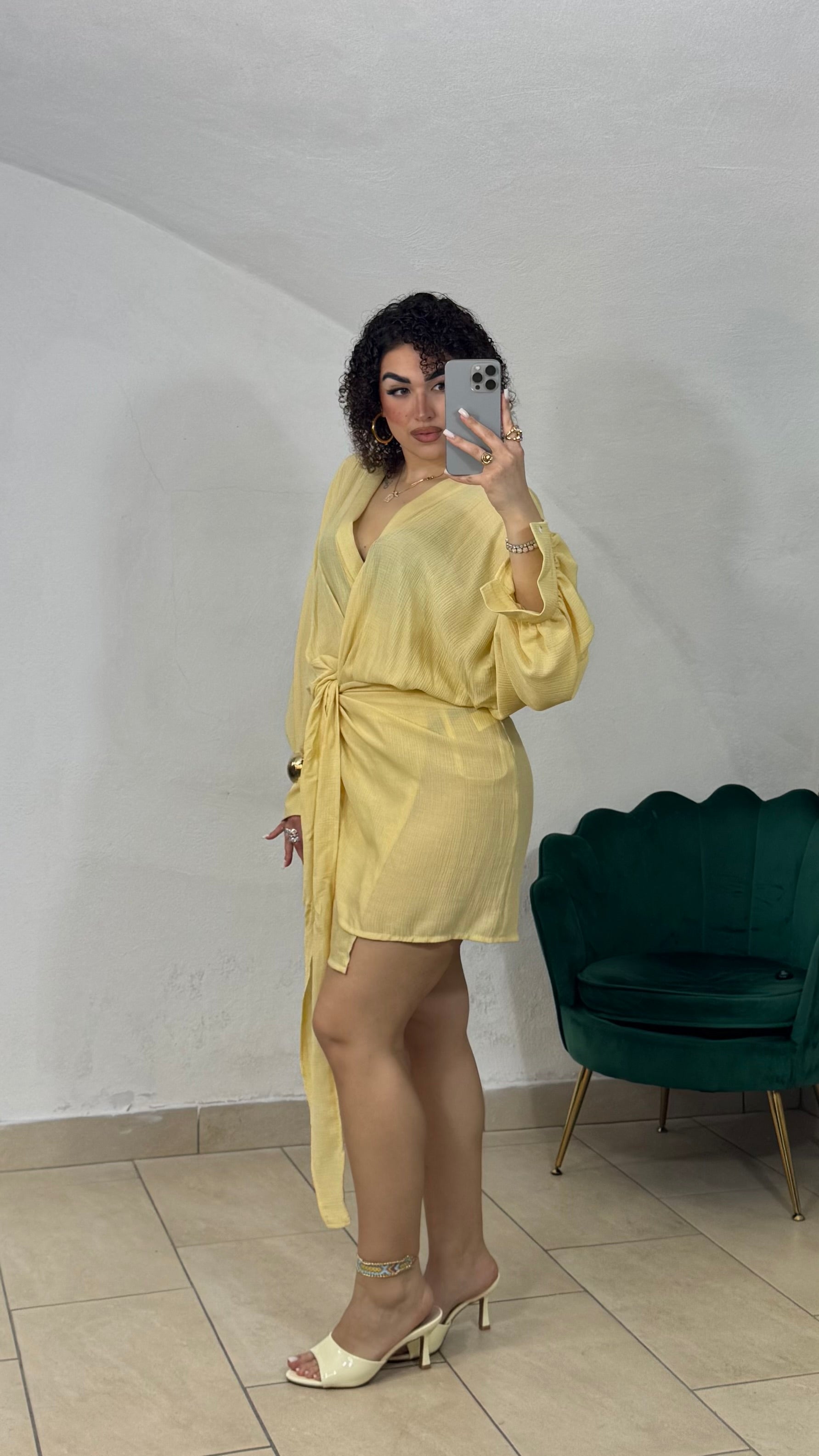 Dress Portafoglio in Lino