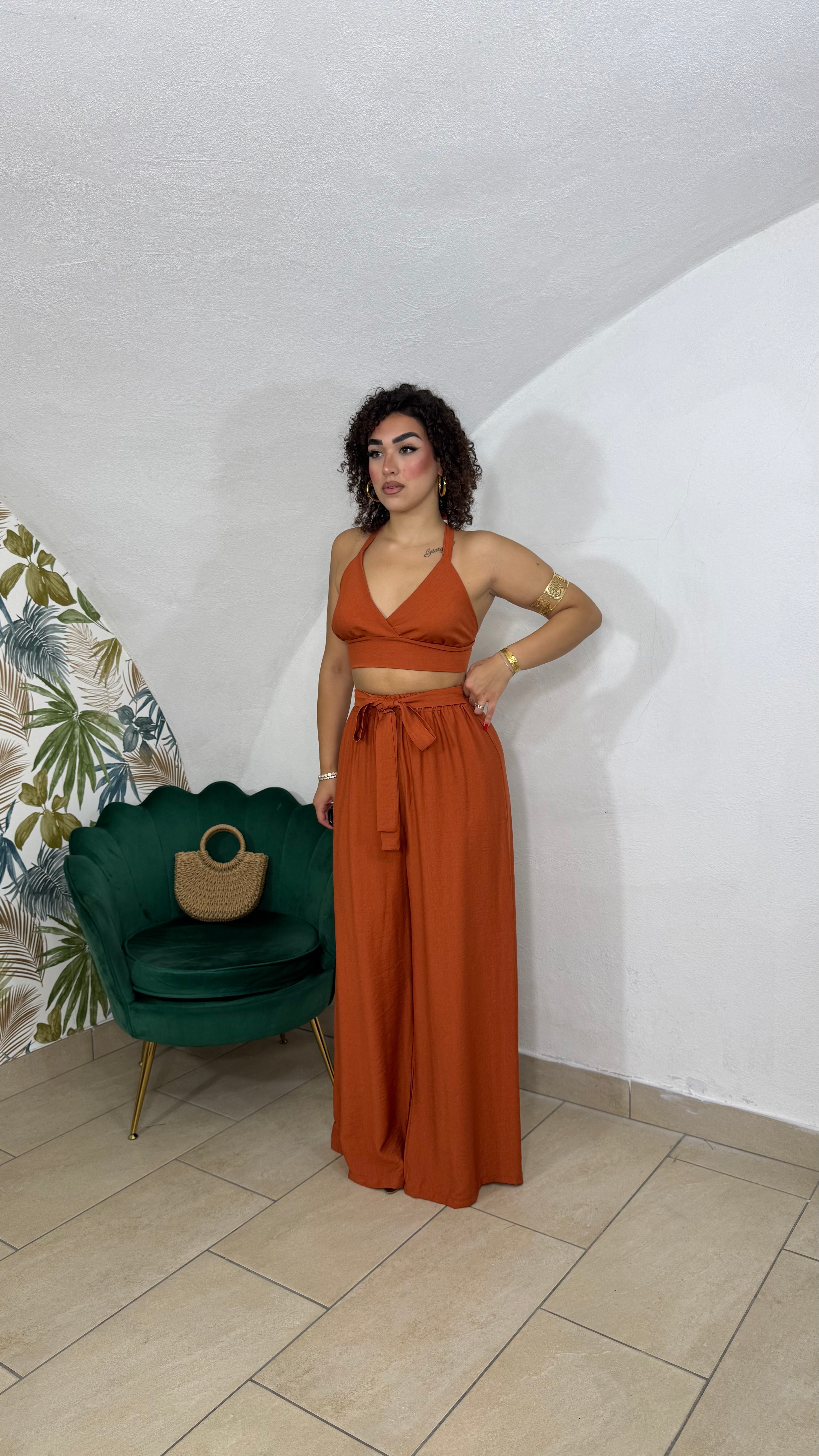 Coordinato Meredit in Lino