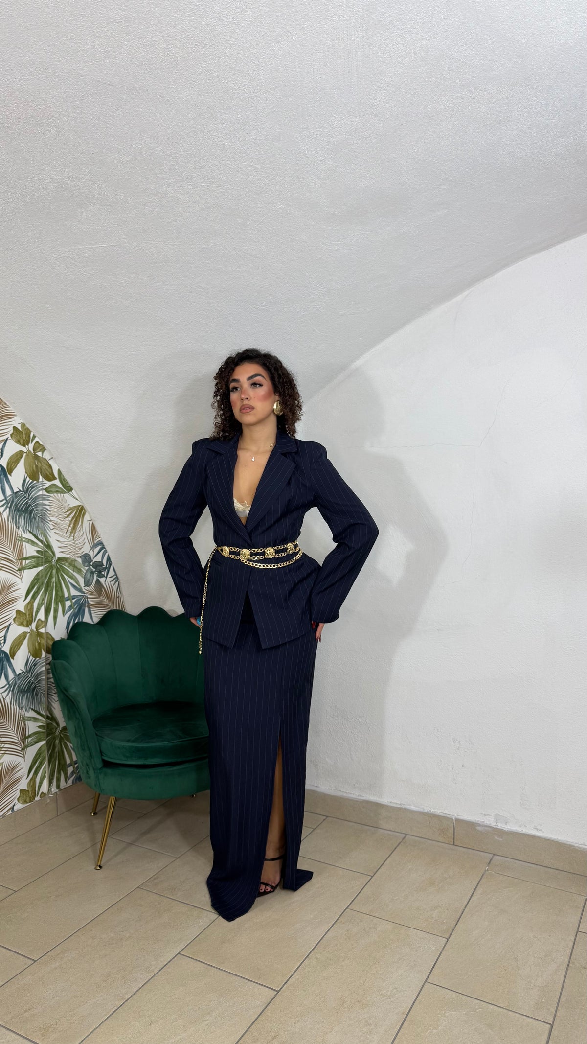Tailleur con Gonna Longuette