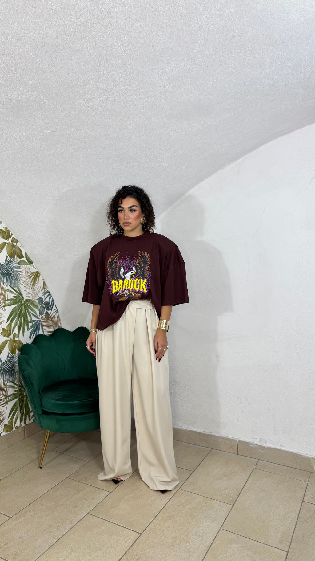 T-shirt Aquila Barock
