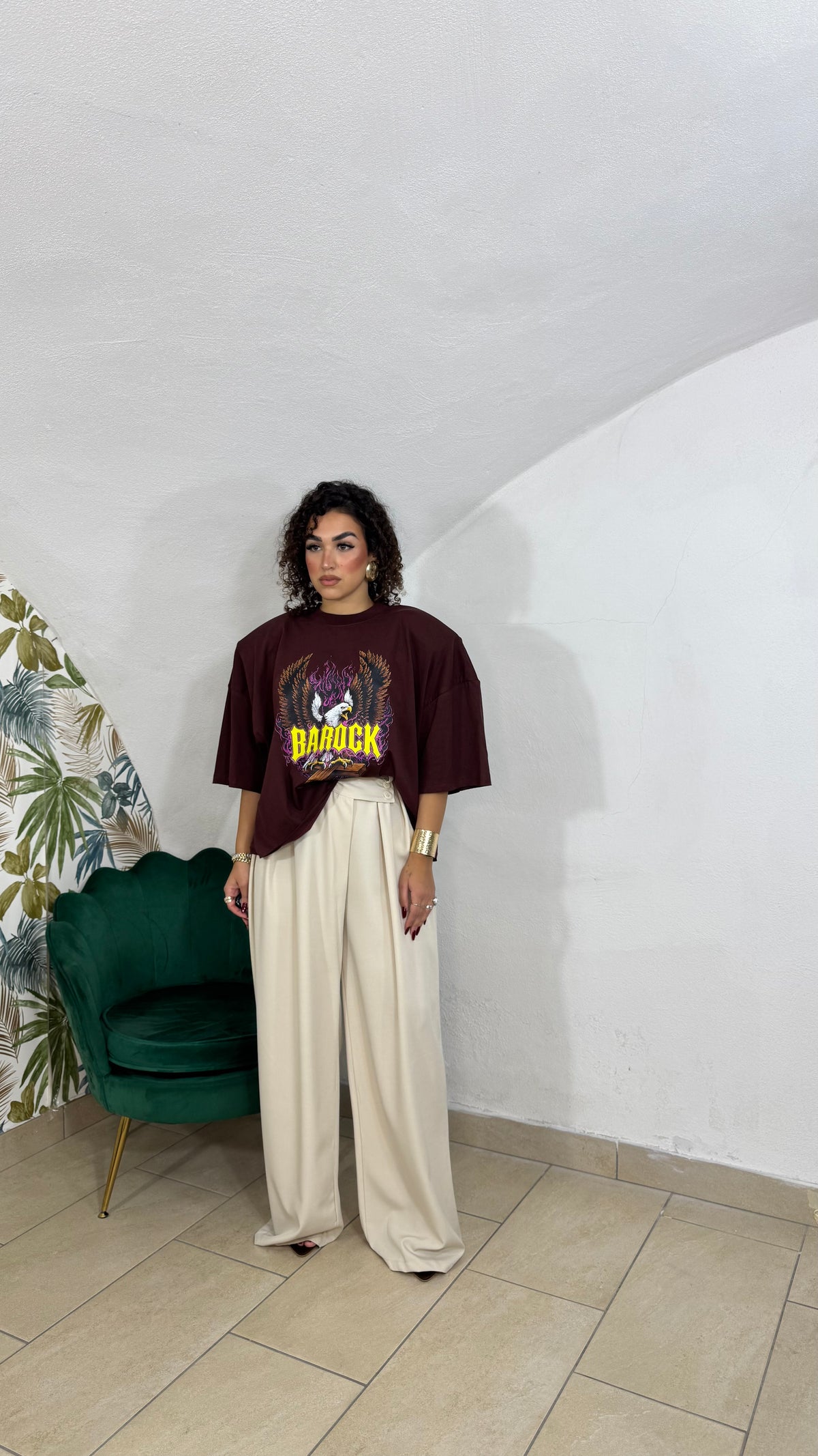 T-shirt Aquila Barock