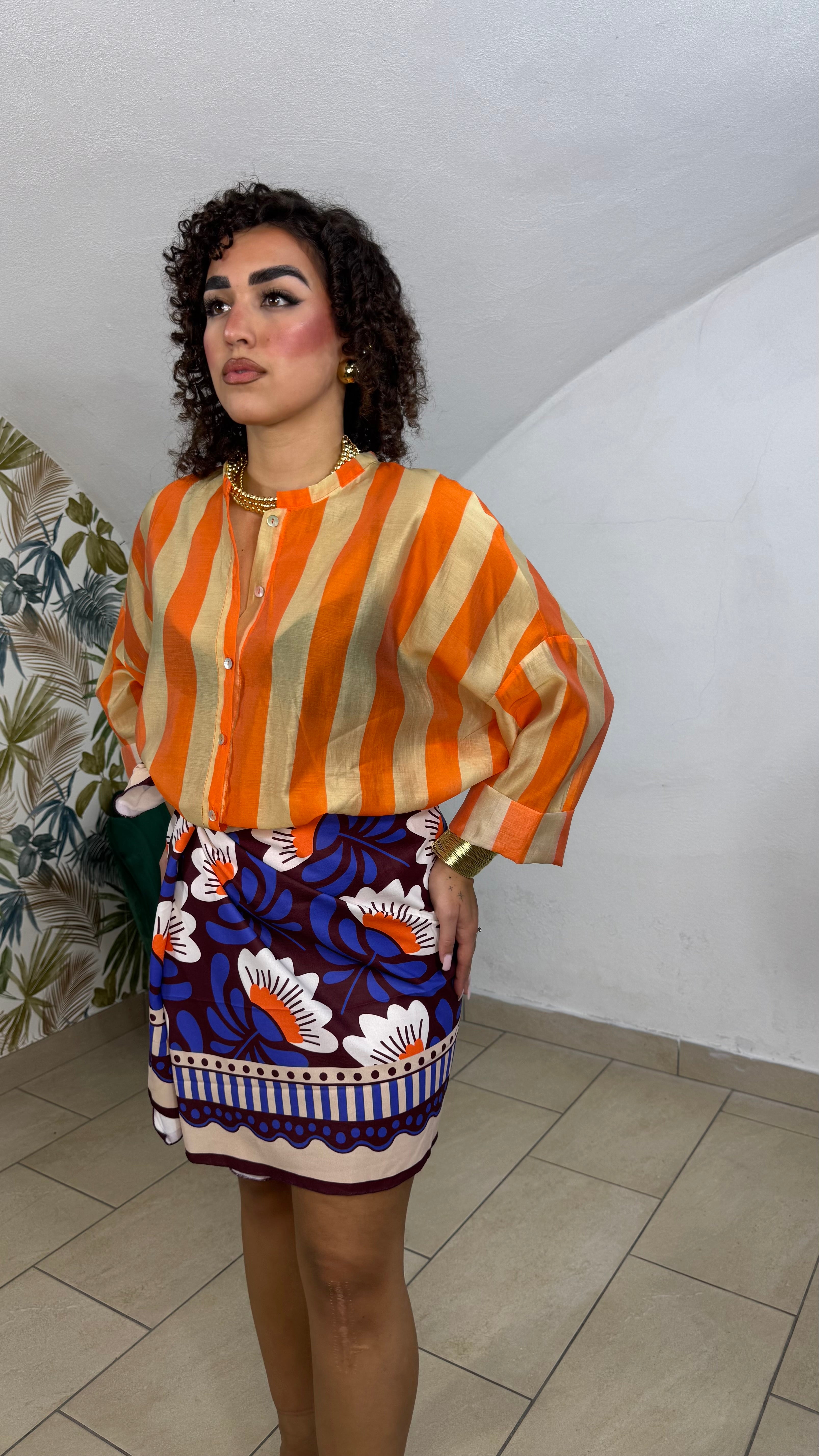 Camicie velate a righe