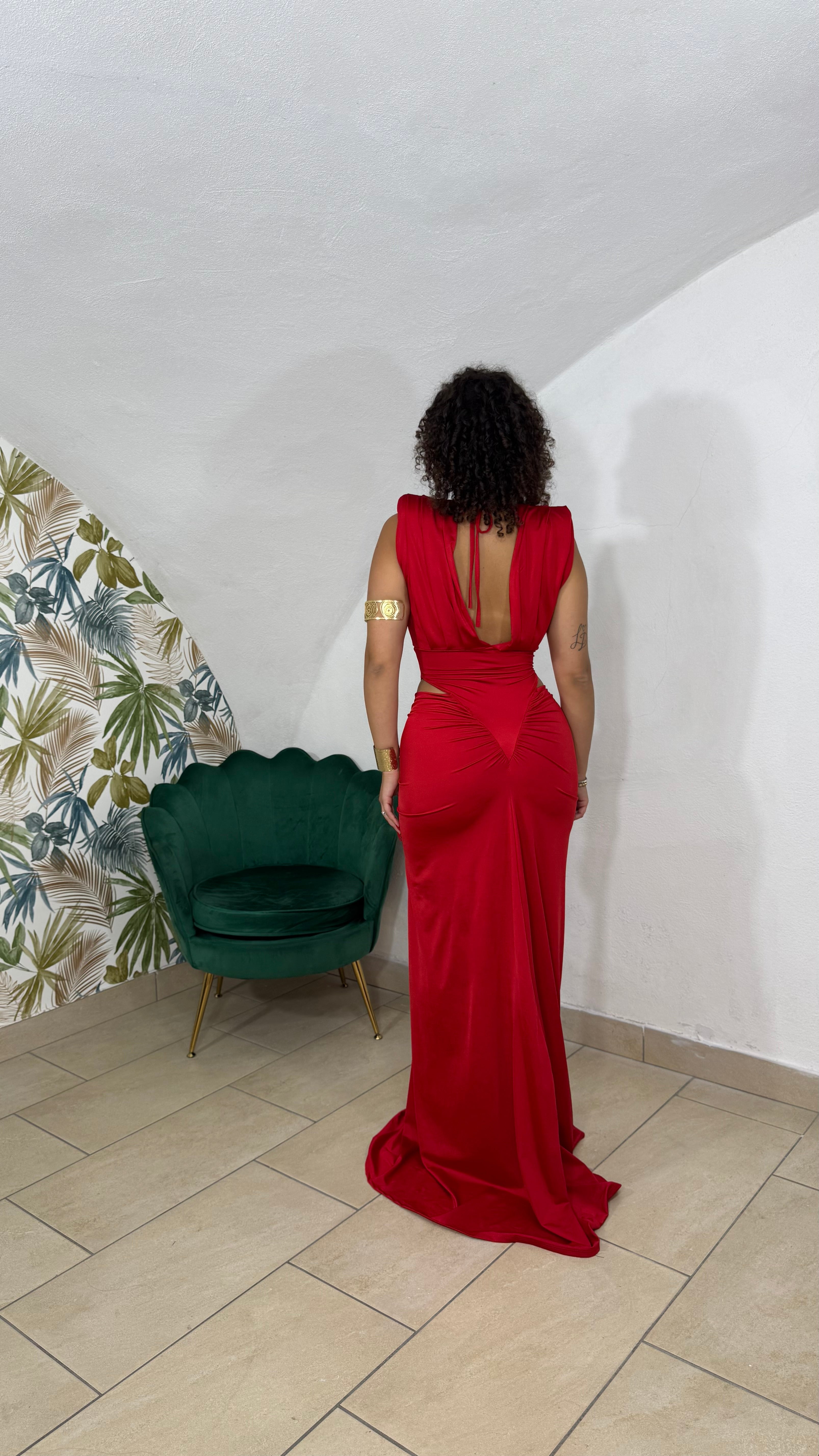 Abito Afrodite Rosso