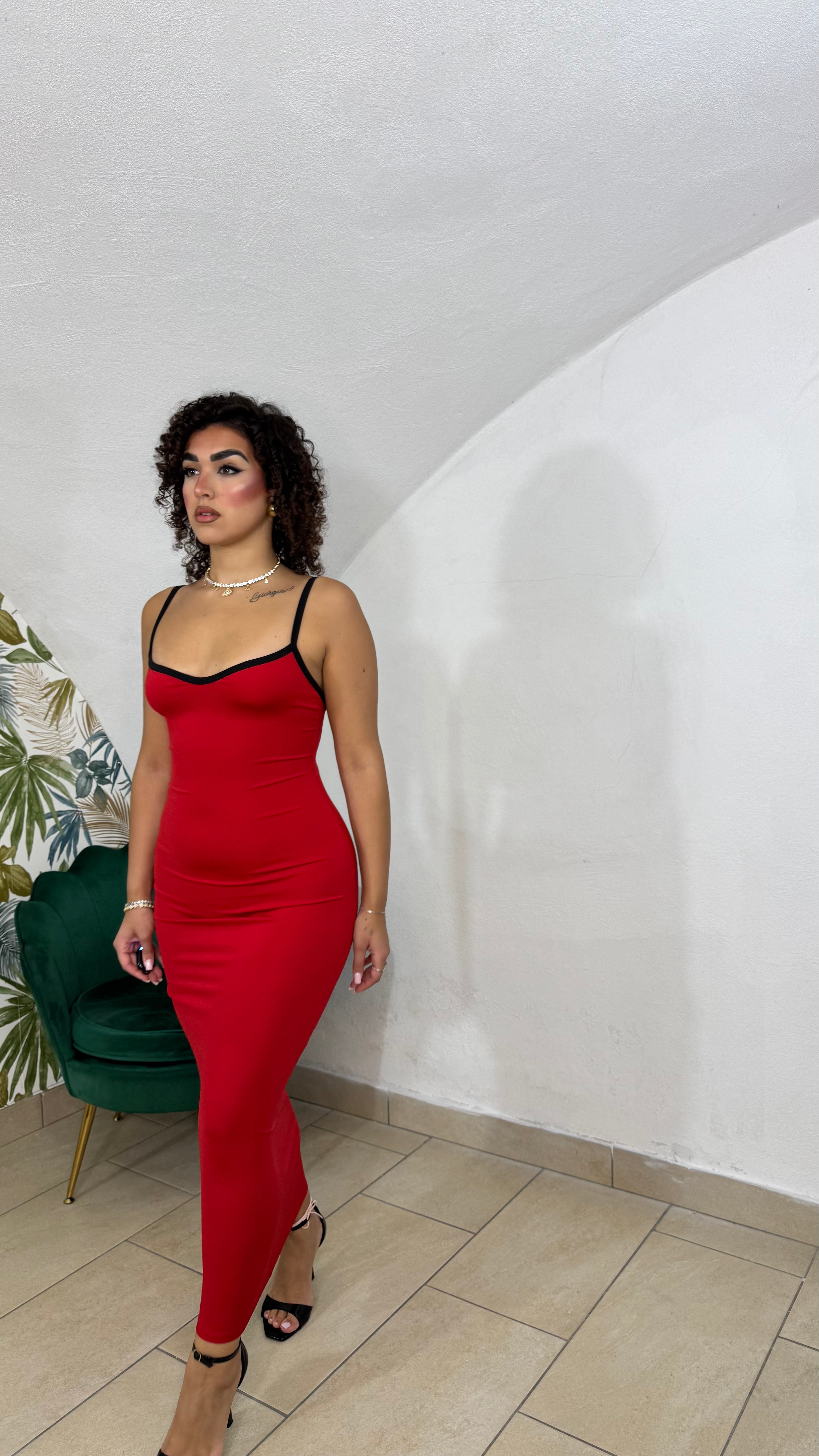 Dress Bicolor in Lycra
