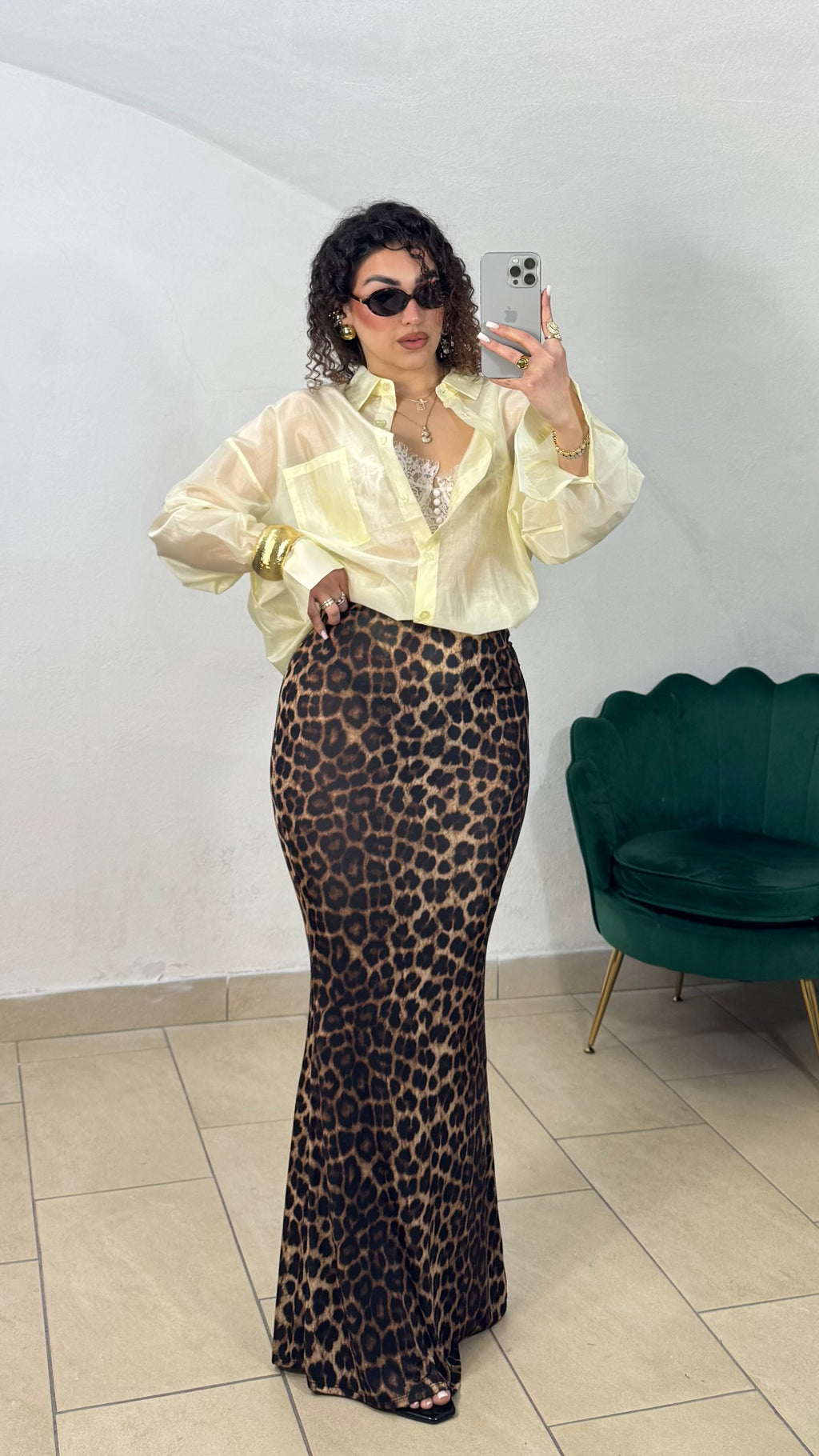 Gonna in Lycra Animalier