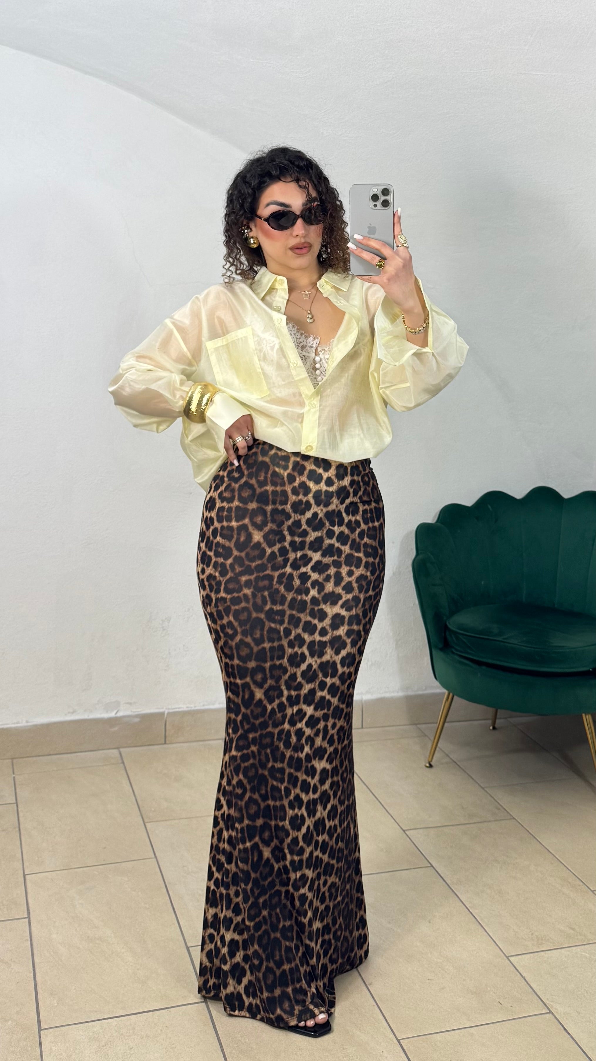 Gonna in Lycra Animalier