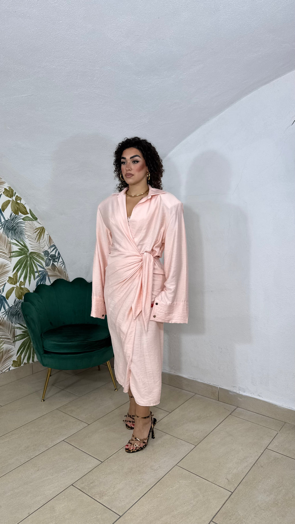 Dress Portafoglio in Lino