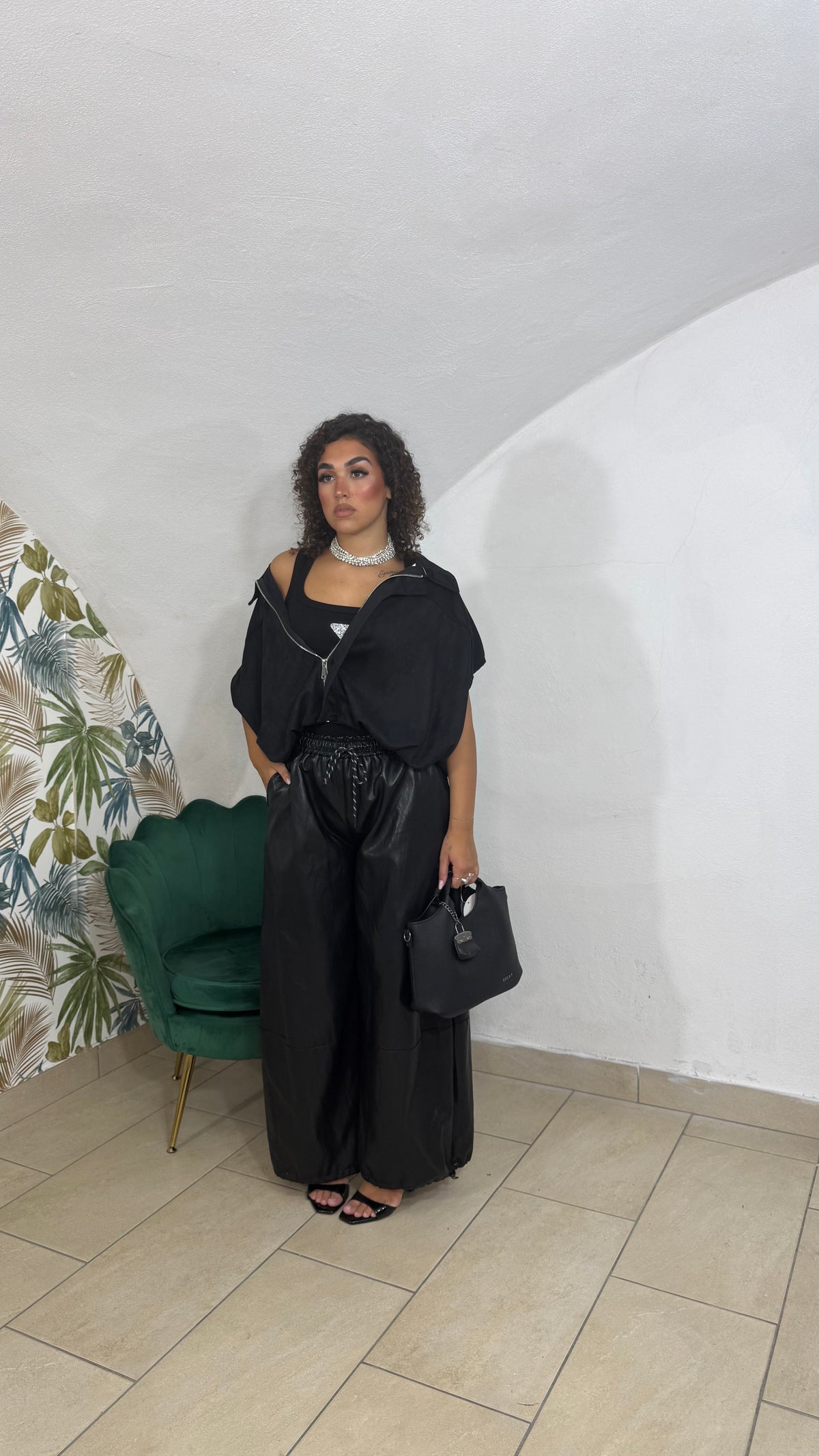 Panta Ballon in Pelle