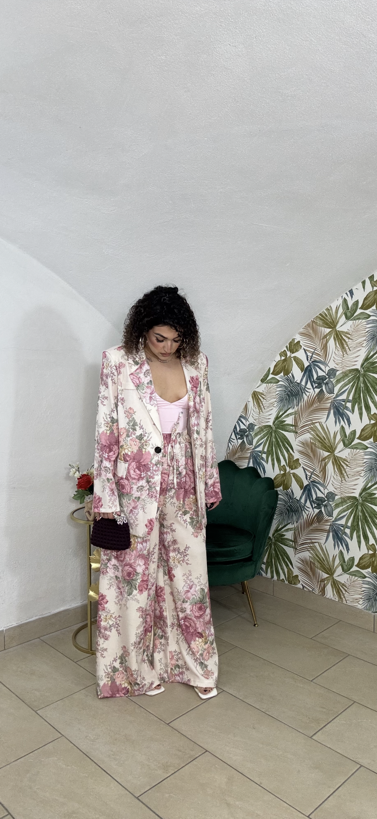 Tailleur  Flowers Pink