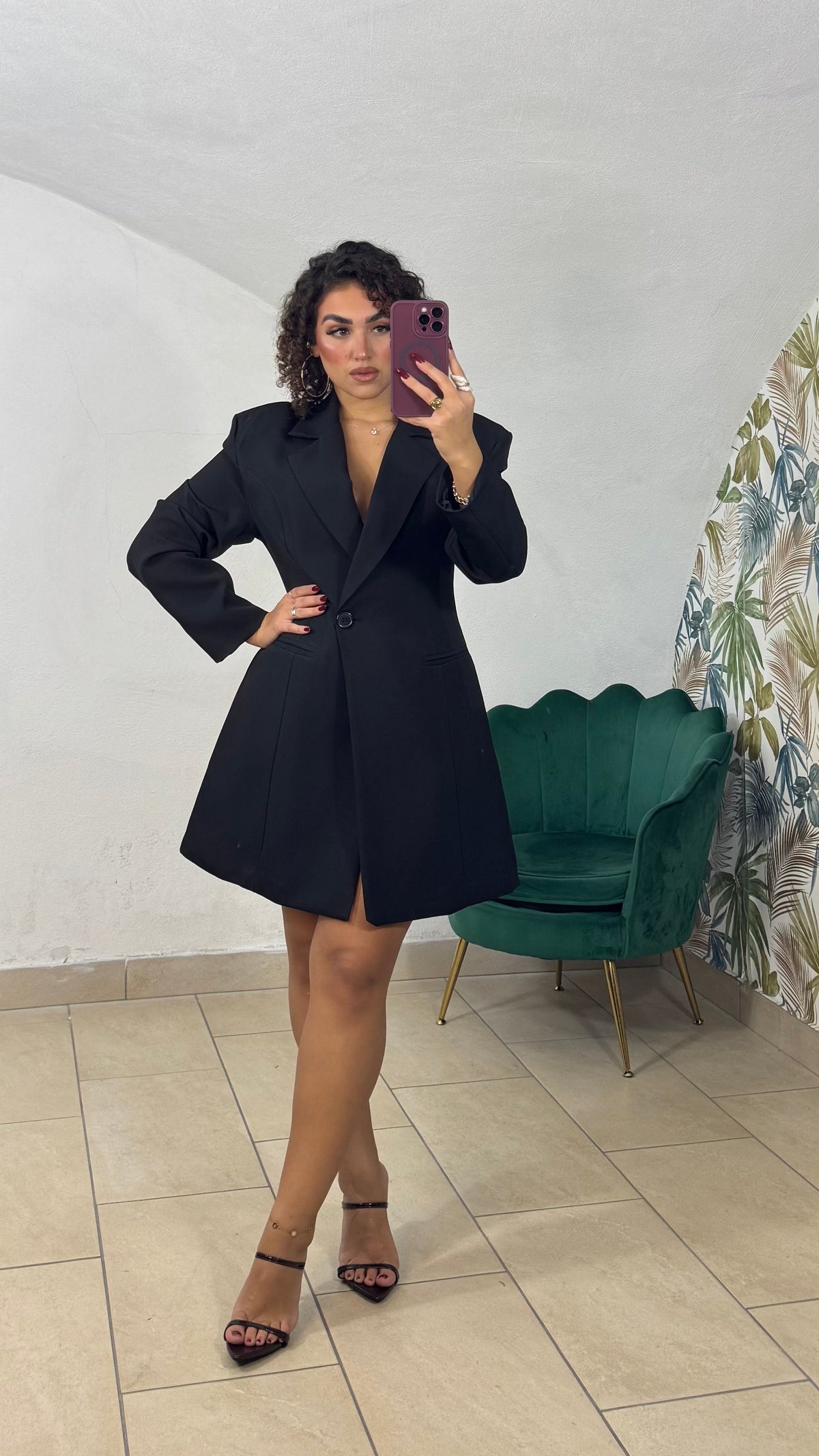 Blazer Dress Black