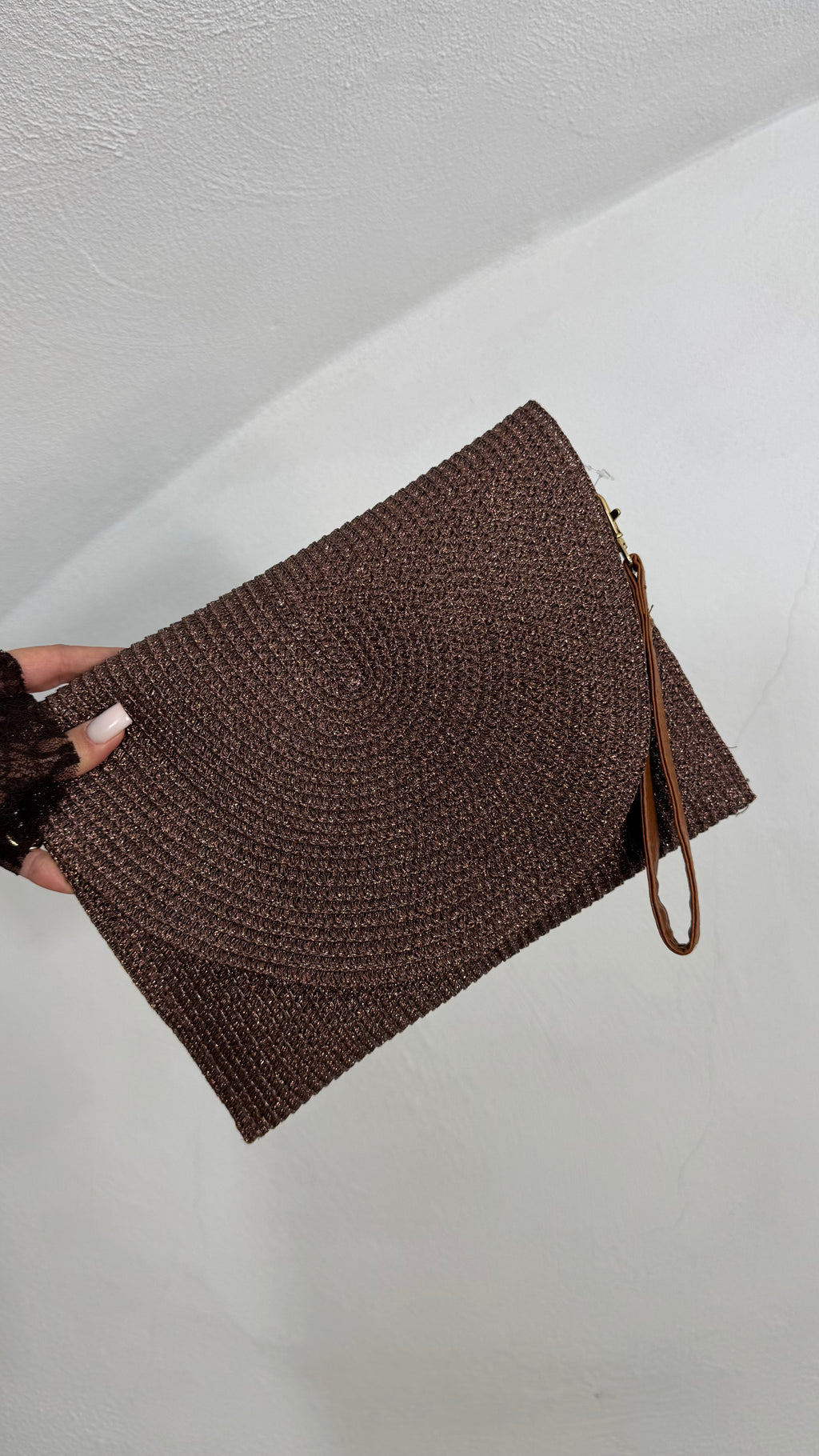 Pochette in Paglia Lurex