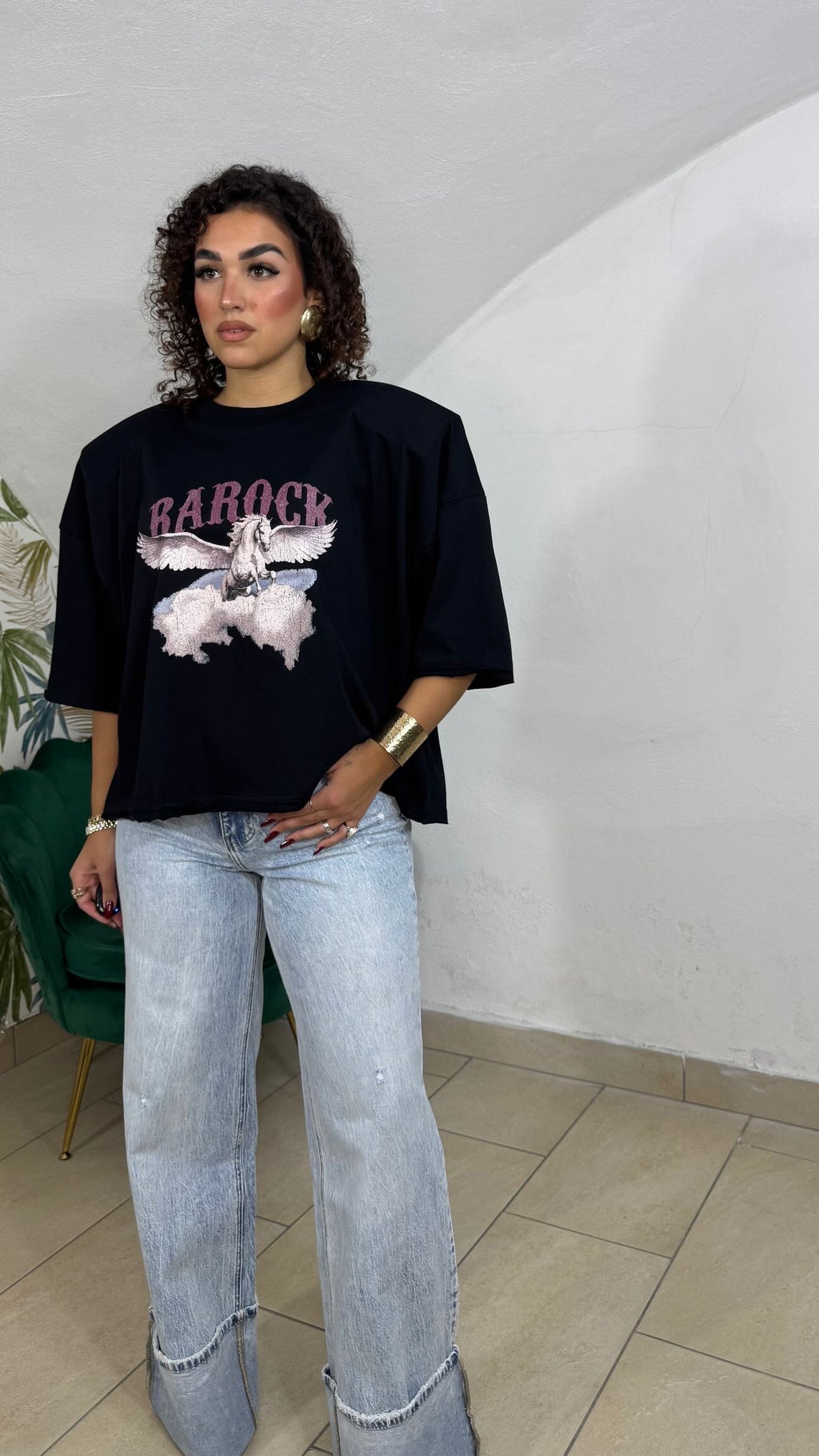 T-shirt Pegaso Barock