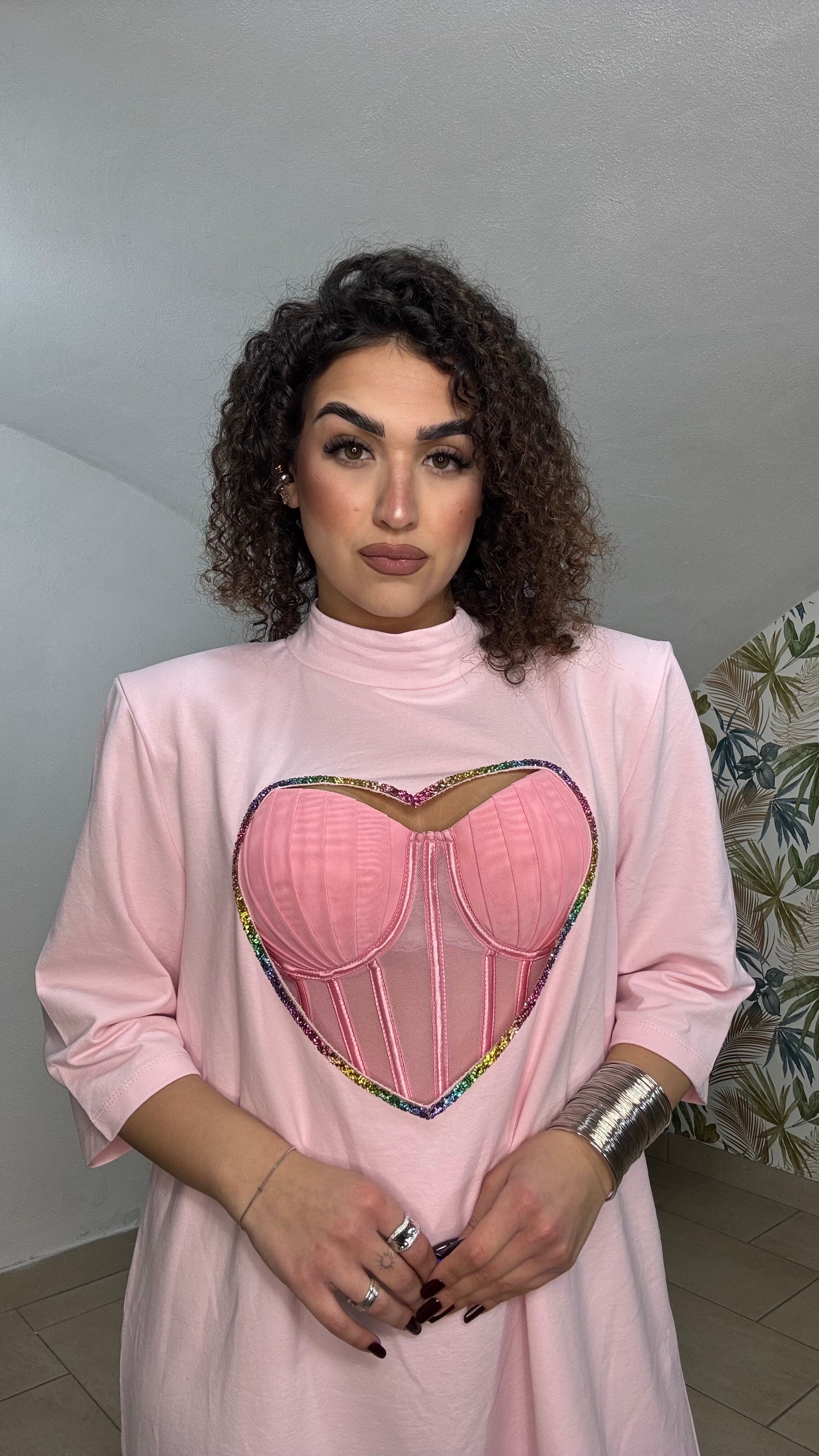 Maxi t-shirt Cuore