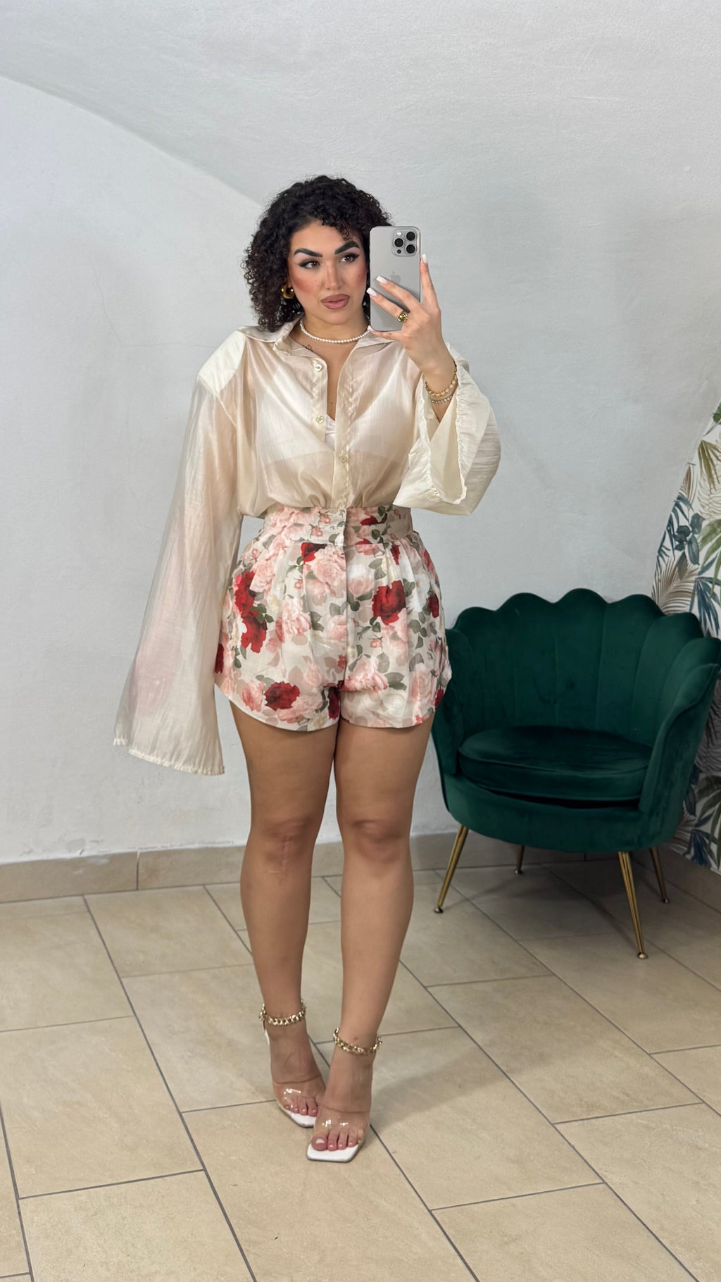 Camicia Velata Manica Ampia