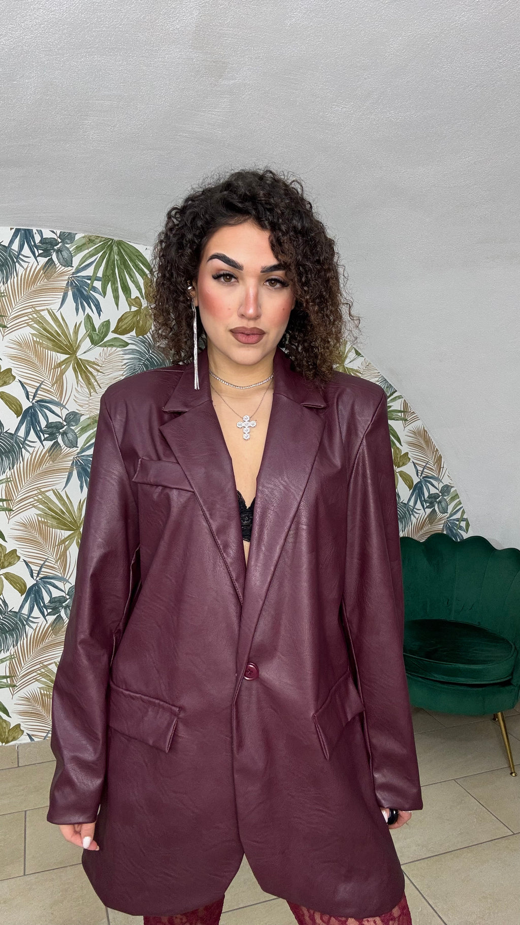 Blazer in Pelle