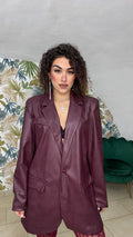 Blazer in Pelle