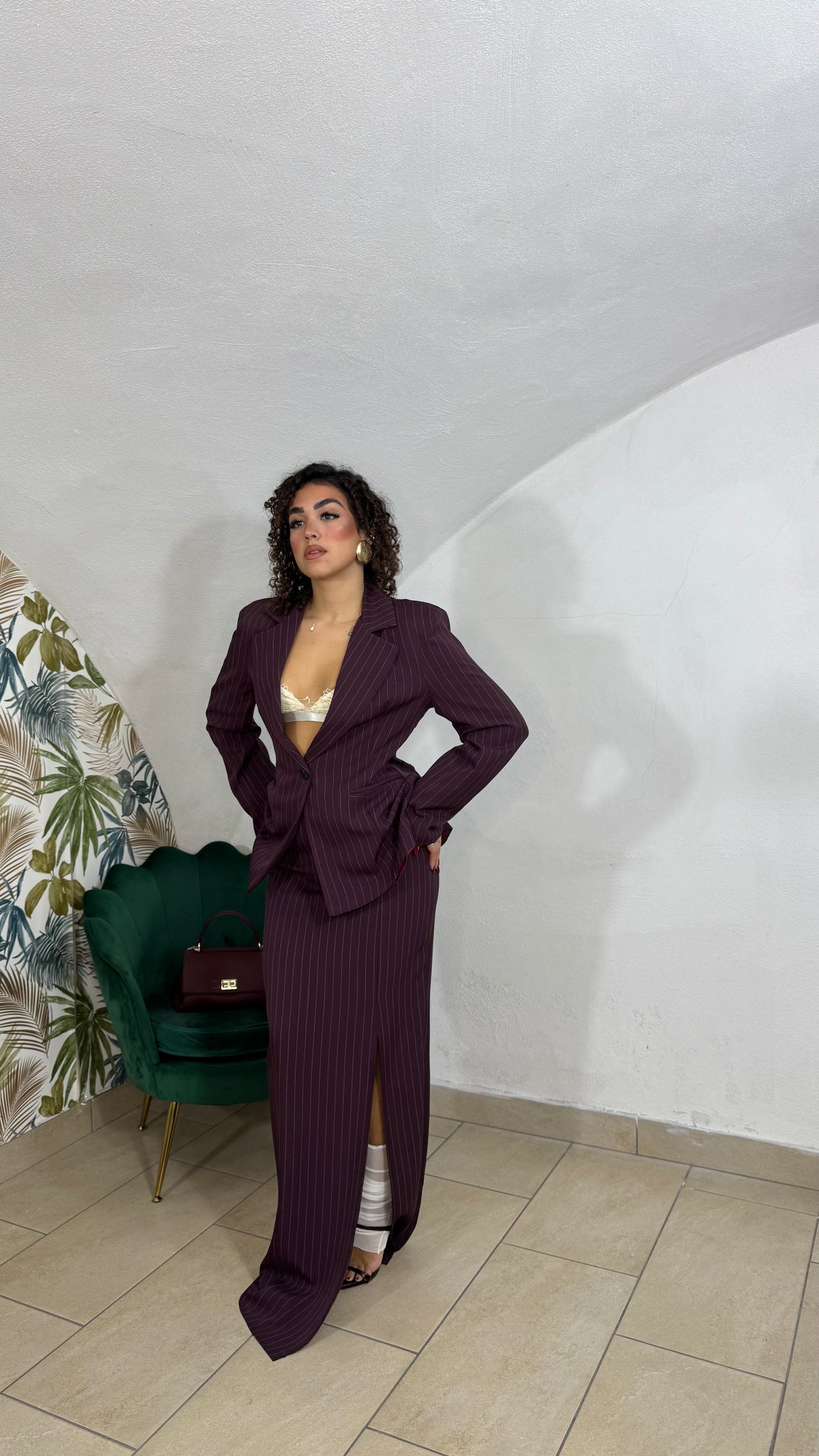 Tailleur con Gonna Longuette