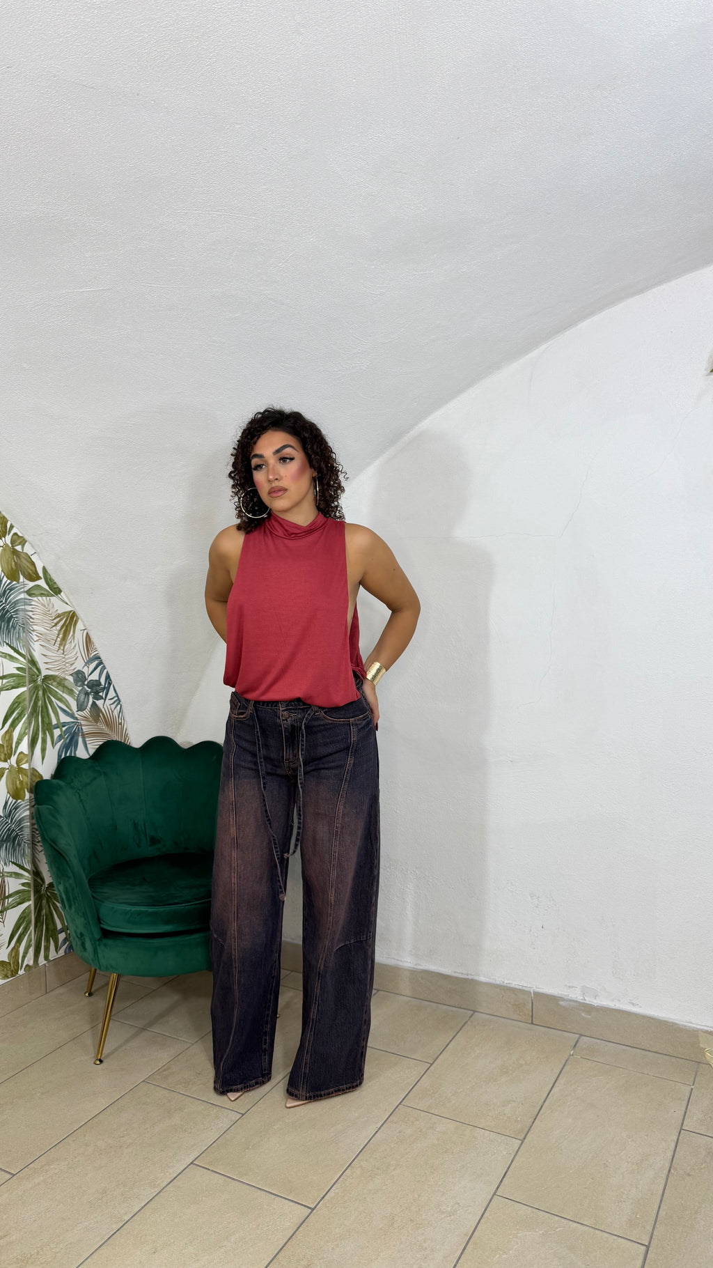Jeans Midnight Cross Wide-Leg