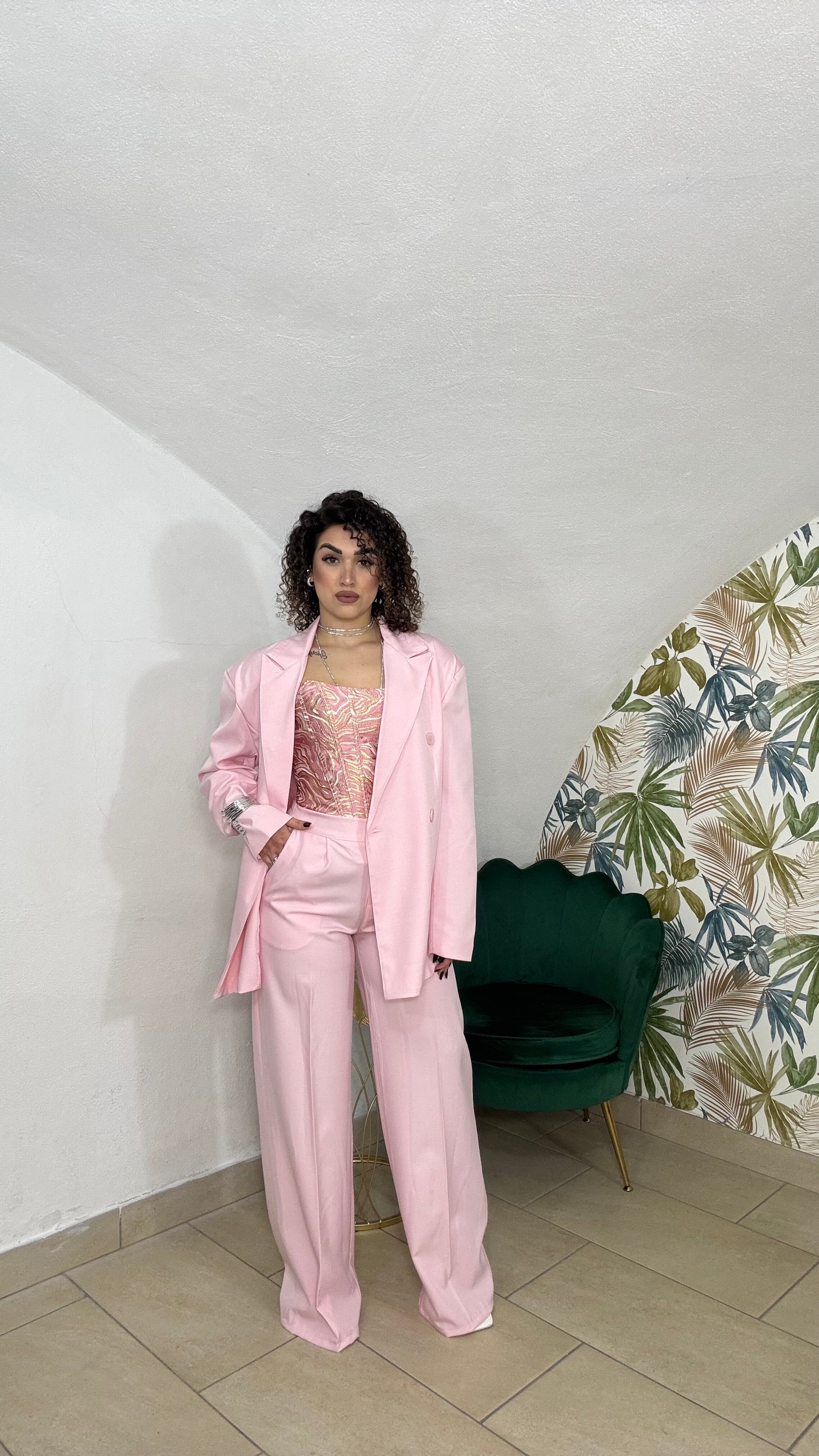 Tailleur doppio petto over